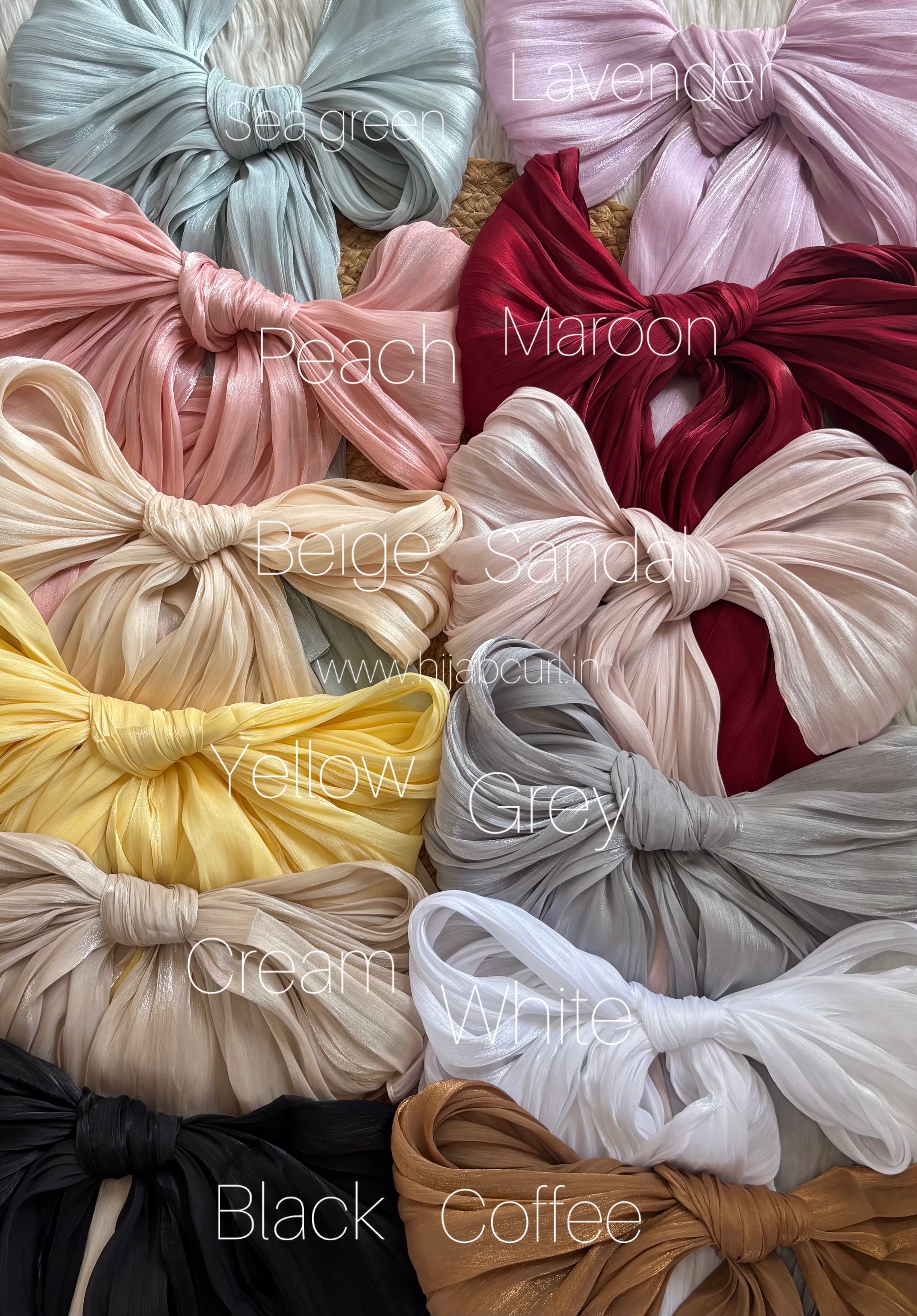 Organza Silk Tissue Hijabs