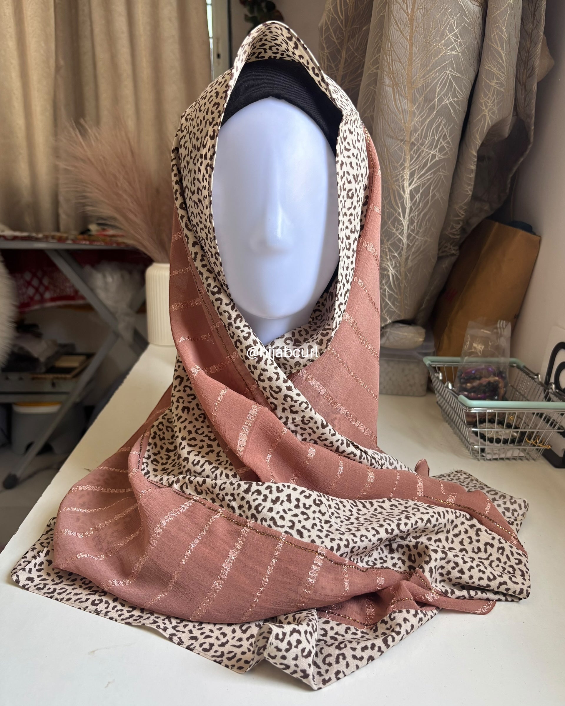 Premium Georgette Printed Party Wear Hijab