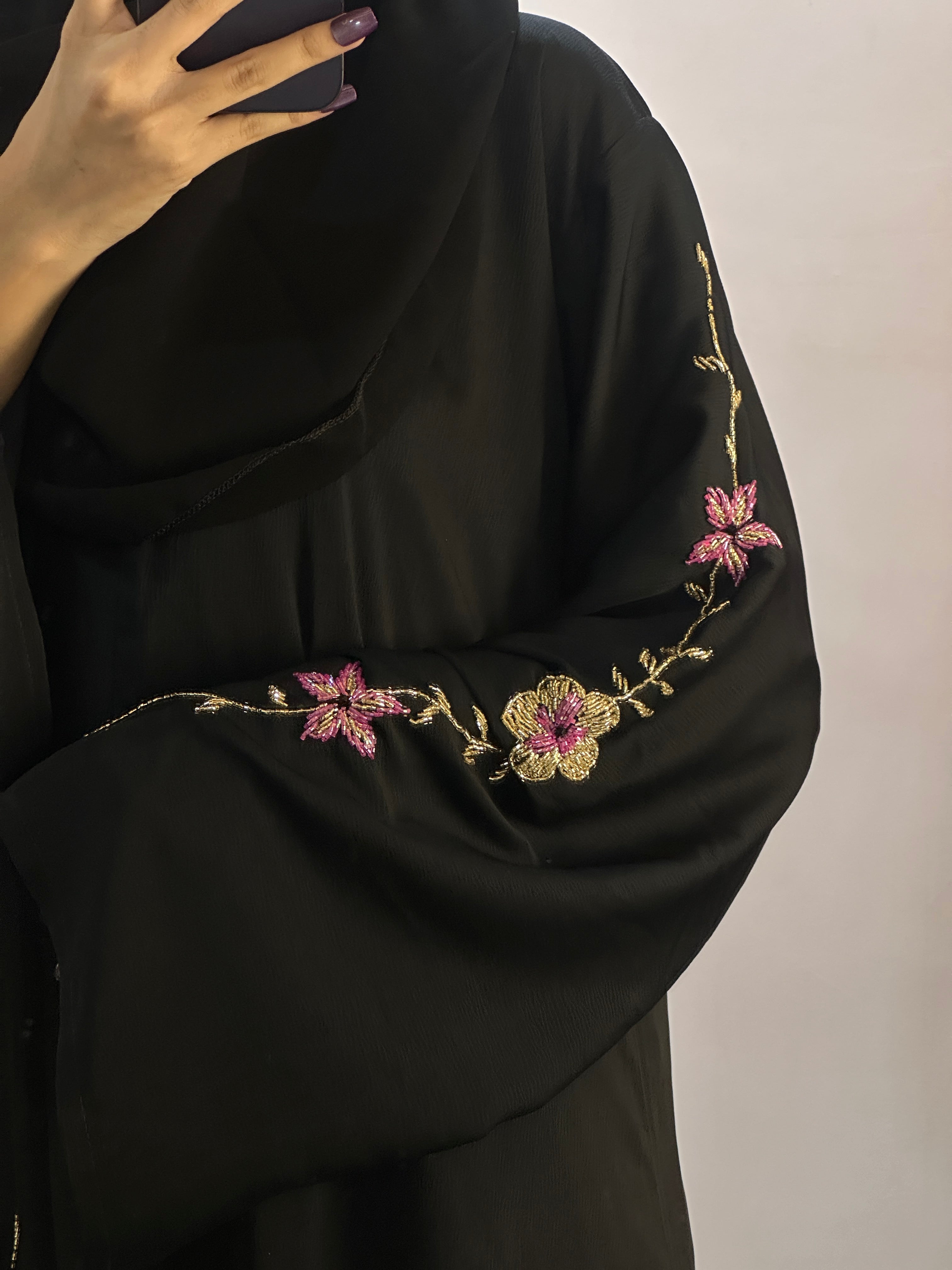 Luxurious Hand Work Abaya - Perfect For Party Wear