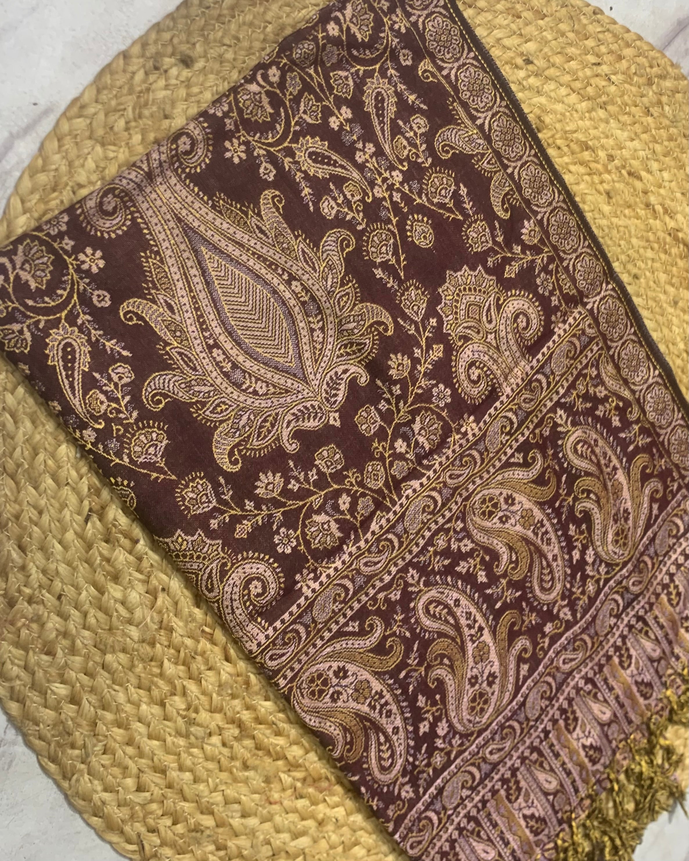 Luxury pashmina shawl