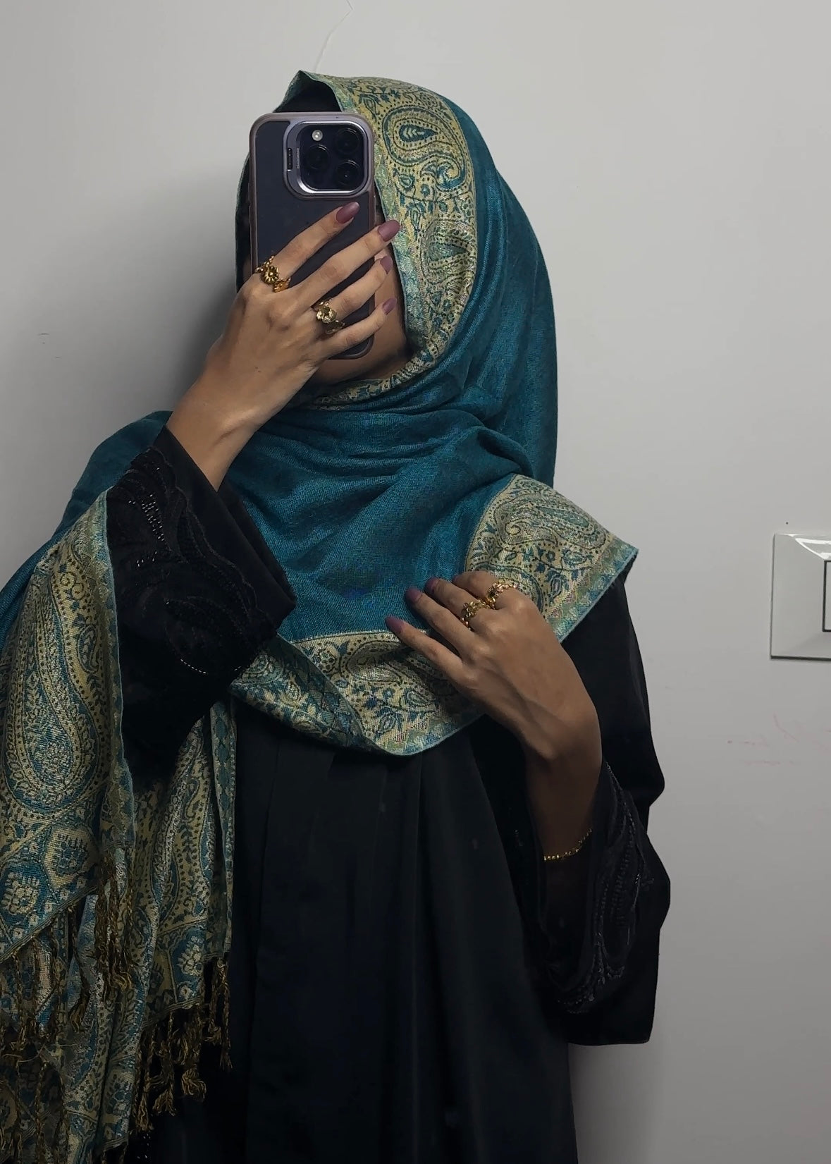 Luxury pashmina shawl