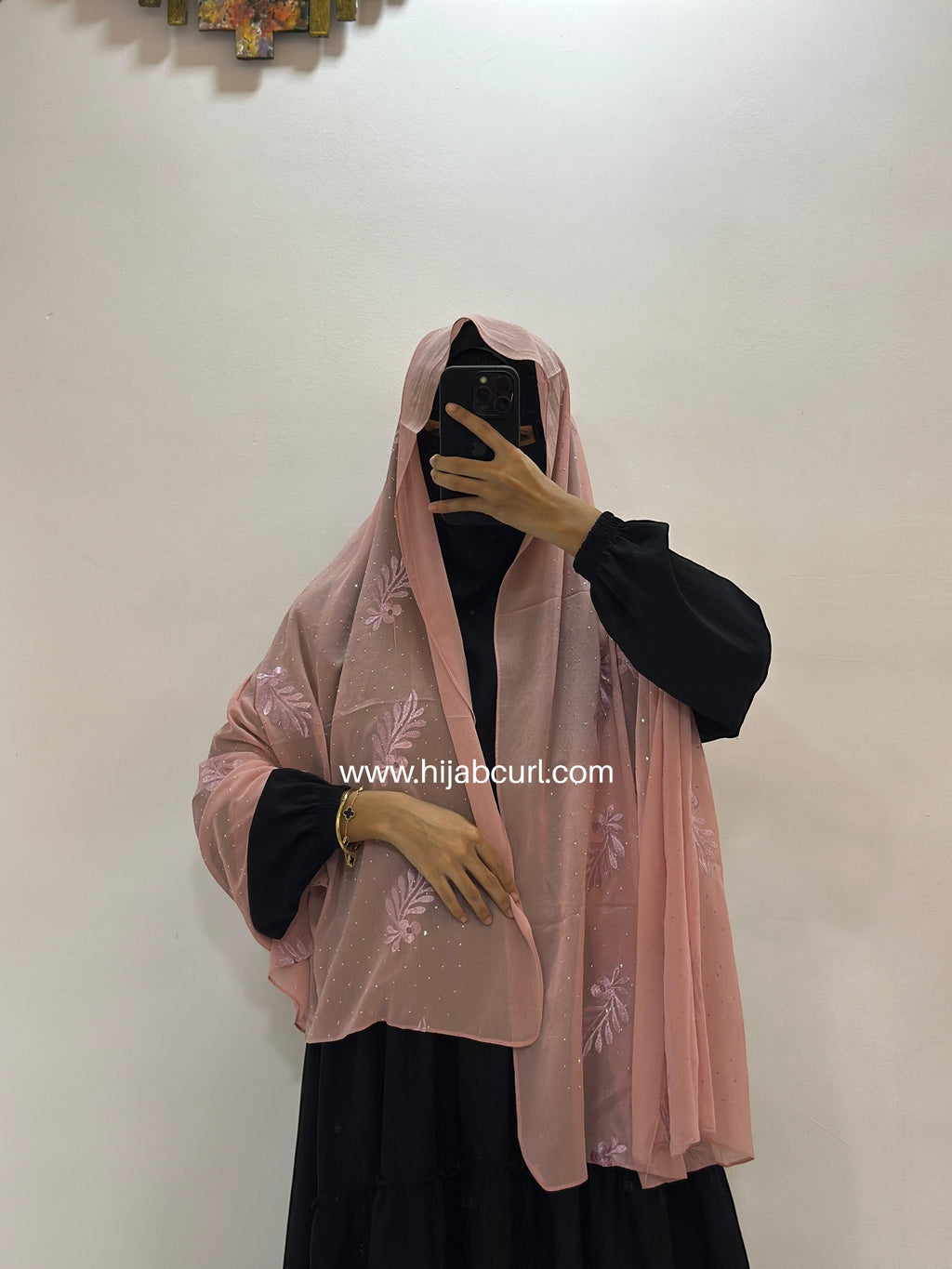 Premium Chiffon Embroidered Hijab