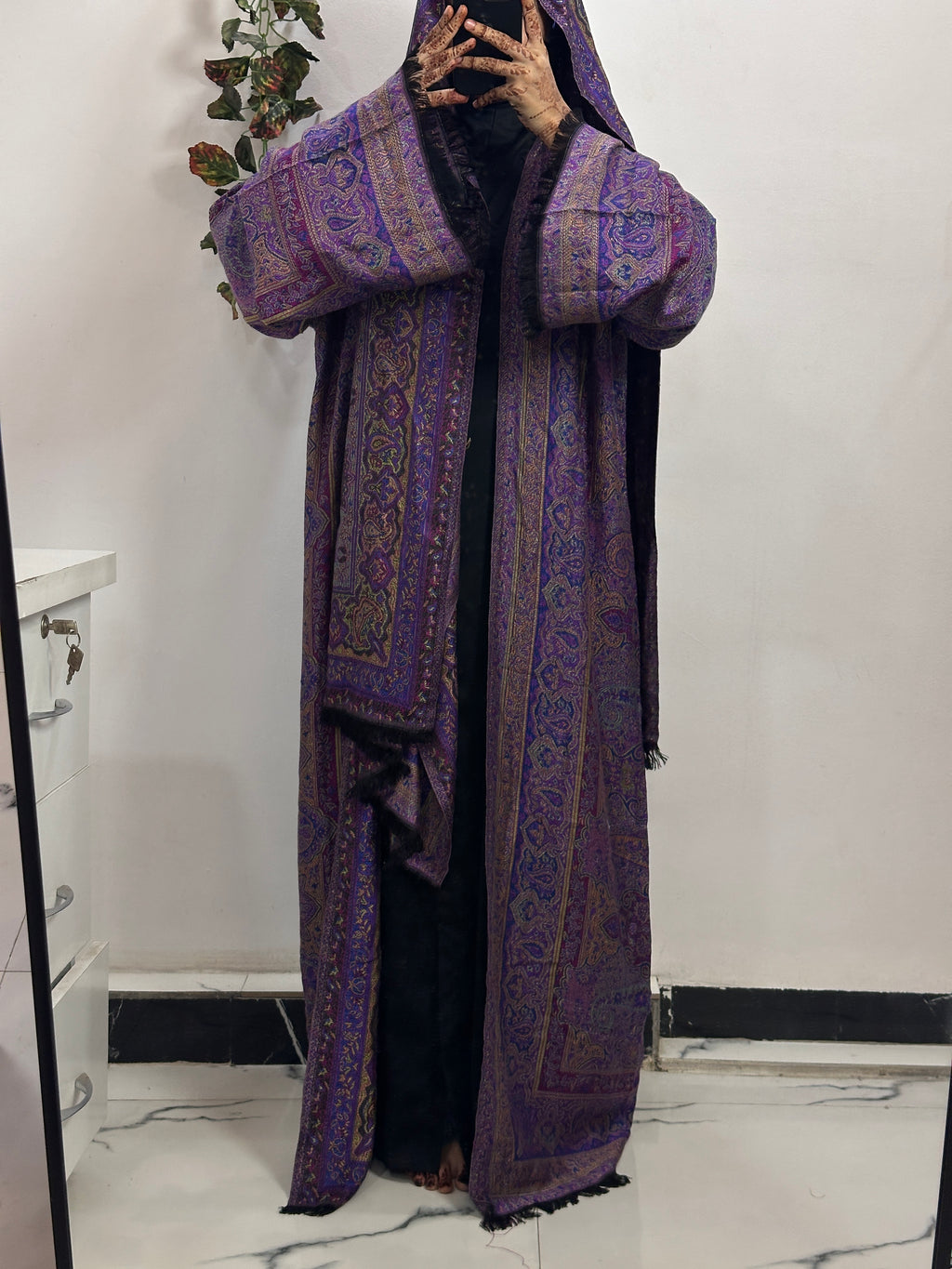 Pashmina Abaya With Shawl