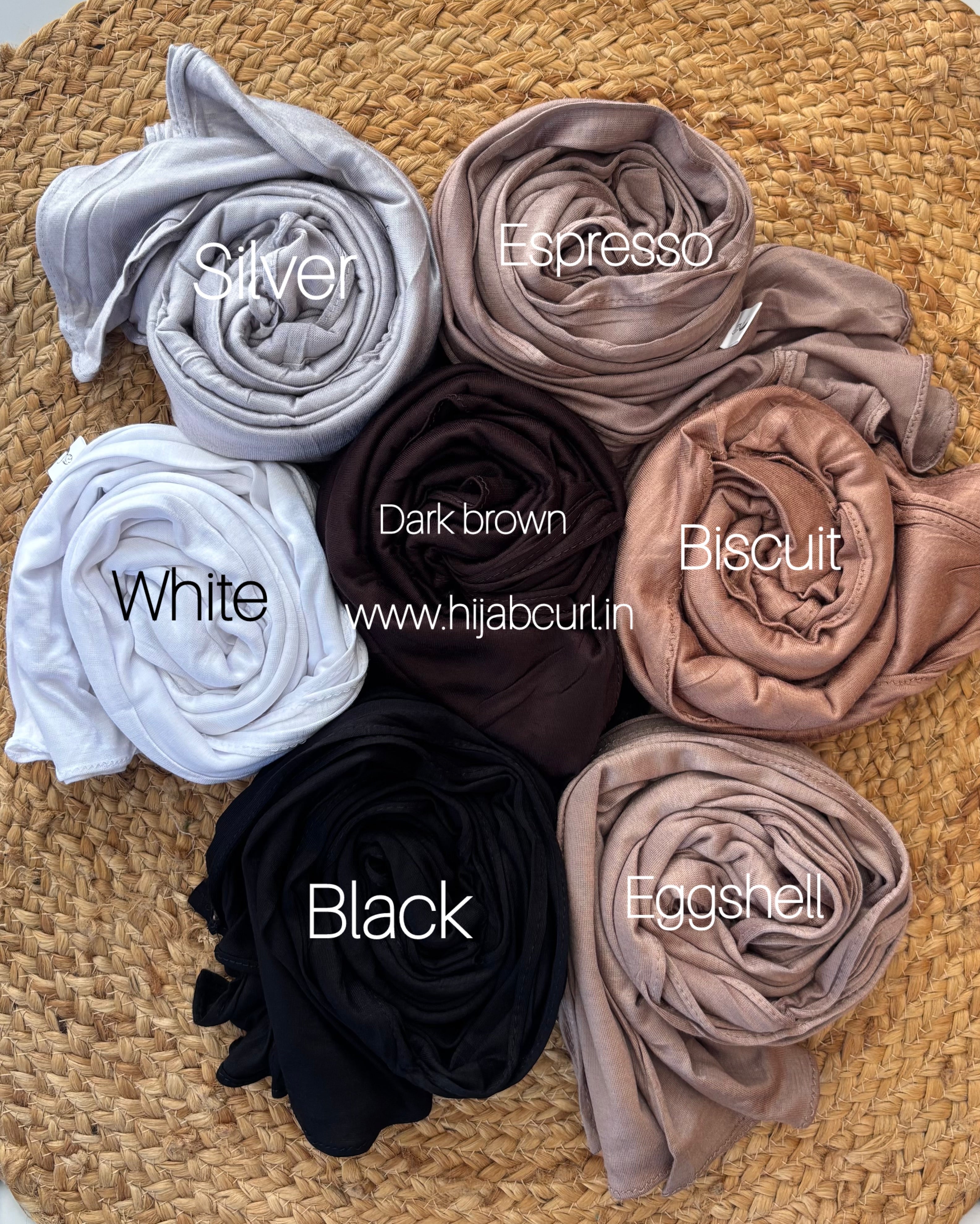 Jersey Hijab - Solid Soft Fabric