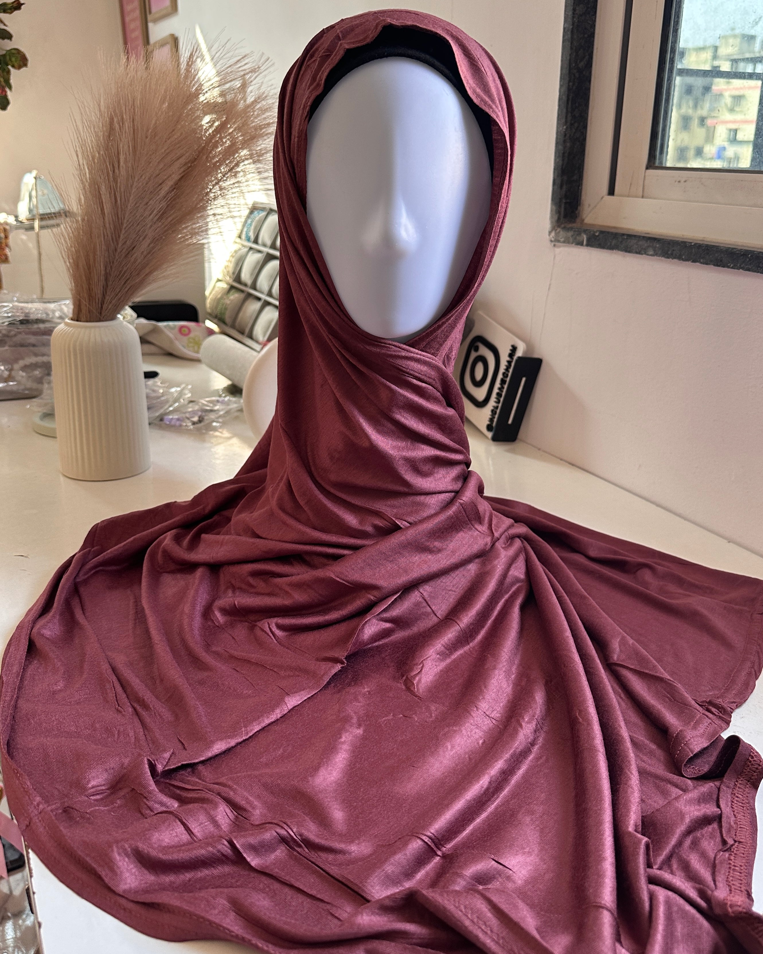 Jersey Hijab - Solid Soft Fabric