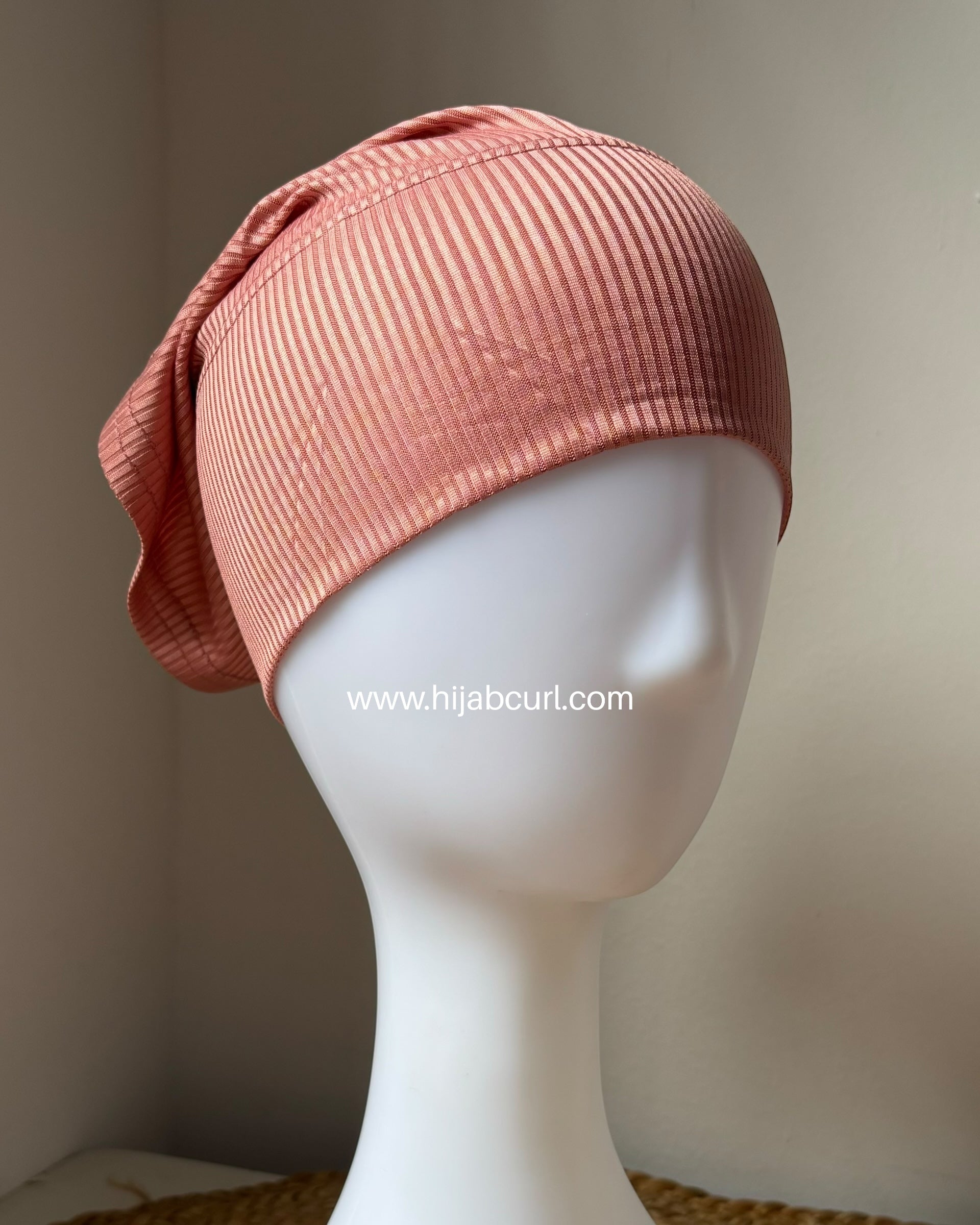 Ribbed jersey hijab cap