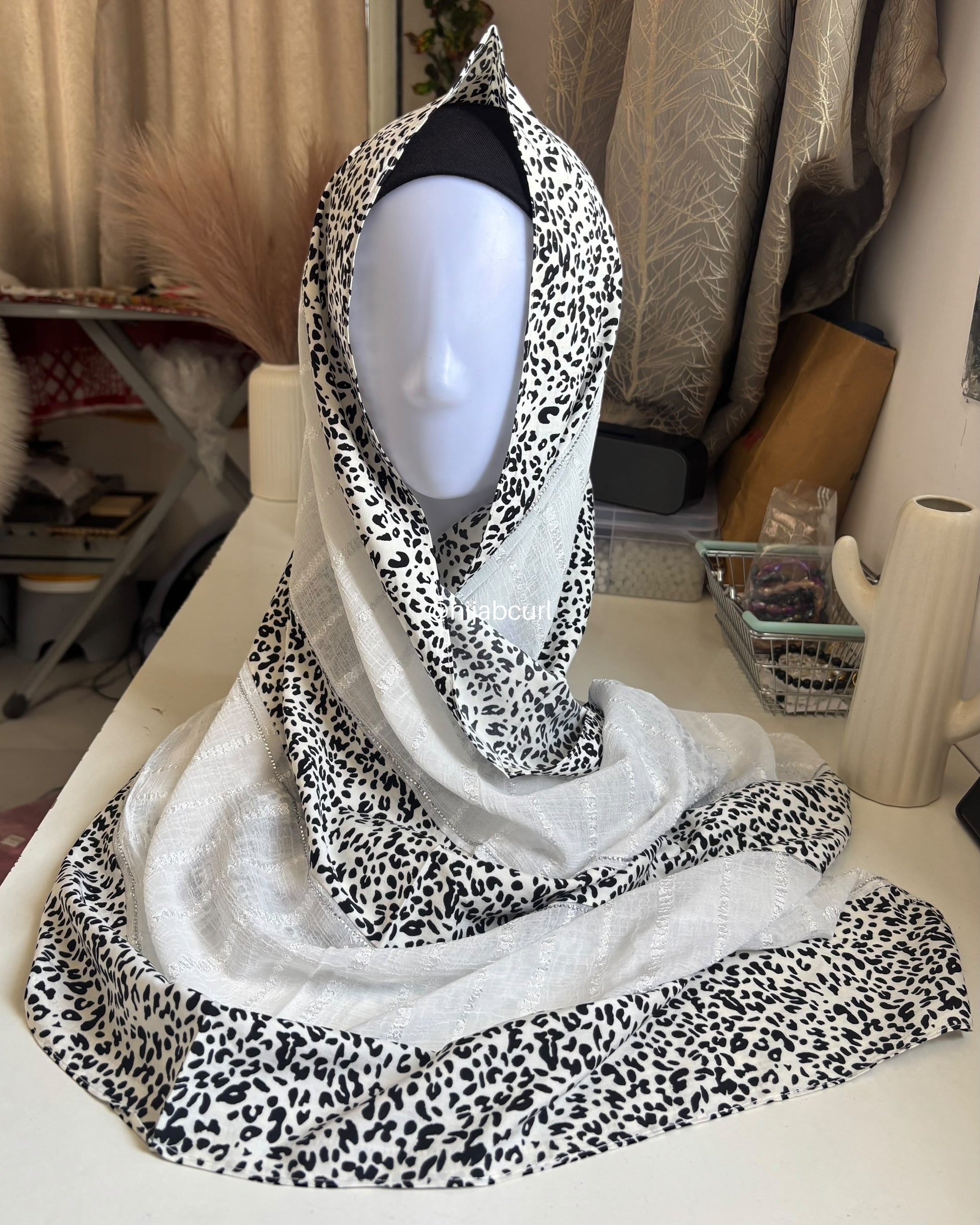 Premium Georgette Printed Party Wear Hijab