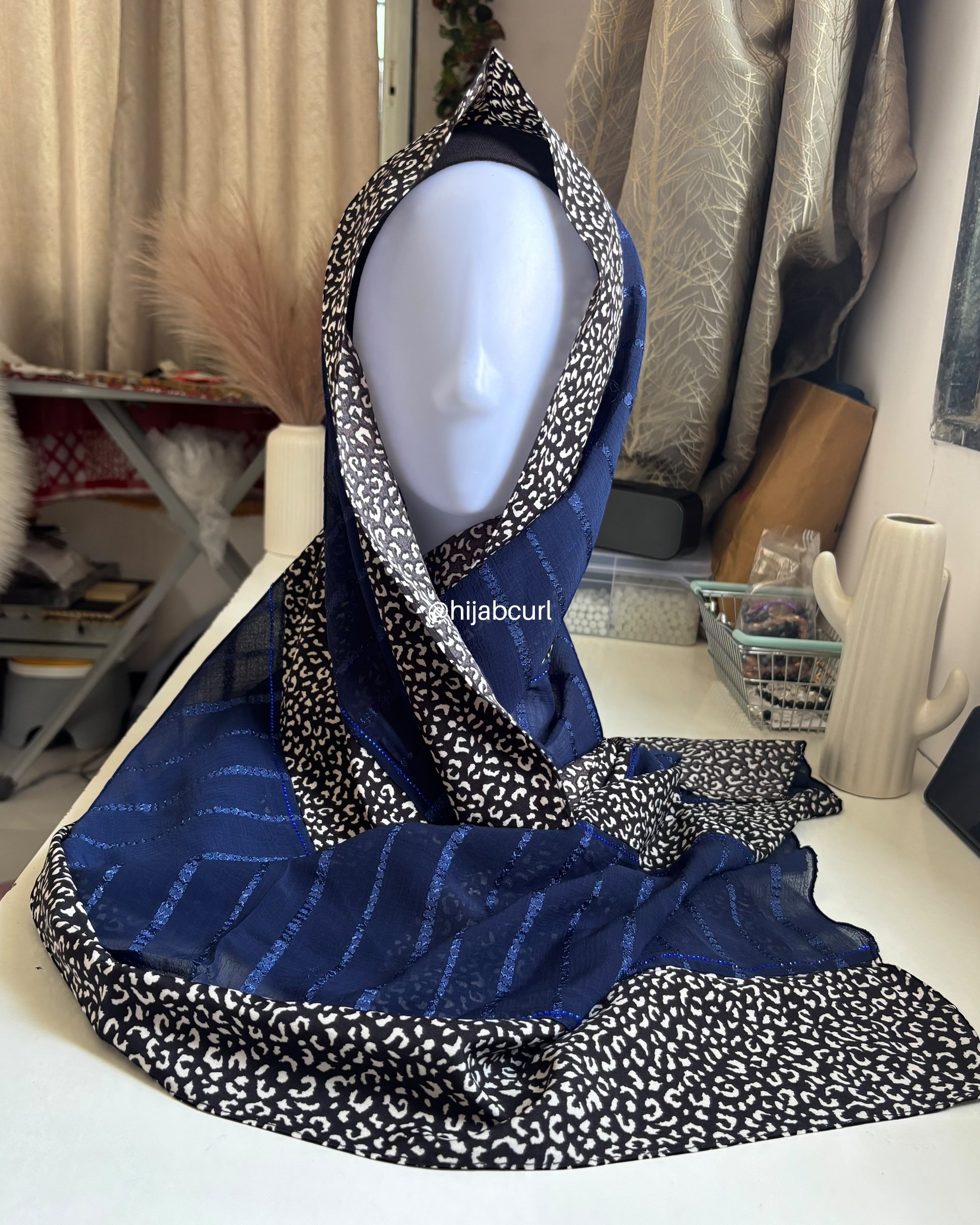 Premium Georgette Printed Party Wear Hijab