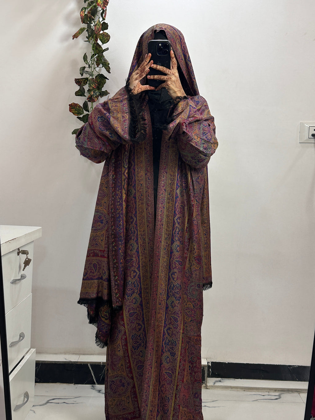 Pashmina Abaya With Shawl