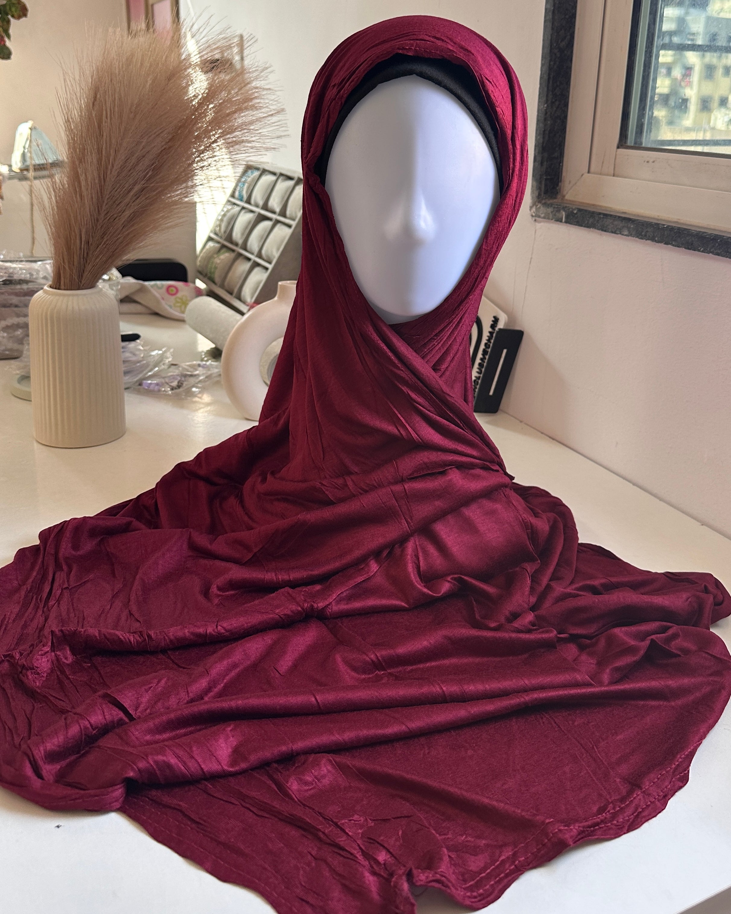 Jersey Hijab - Solid Soft Fabric