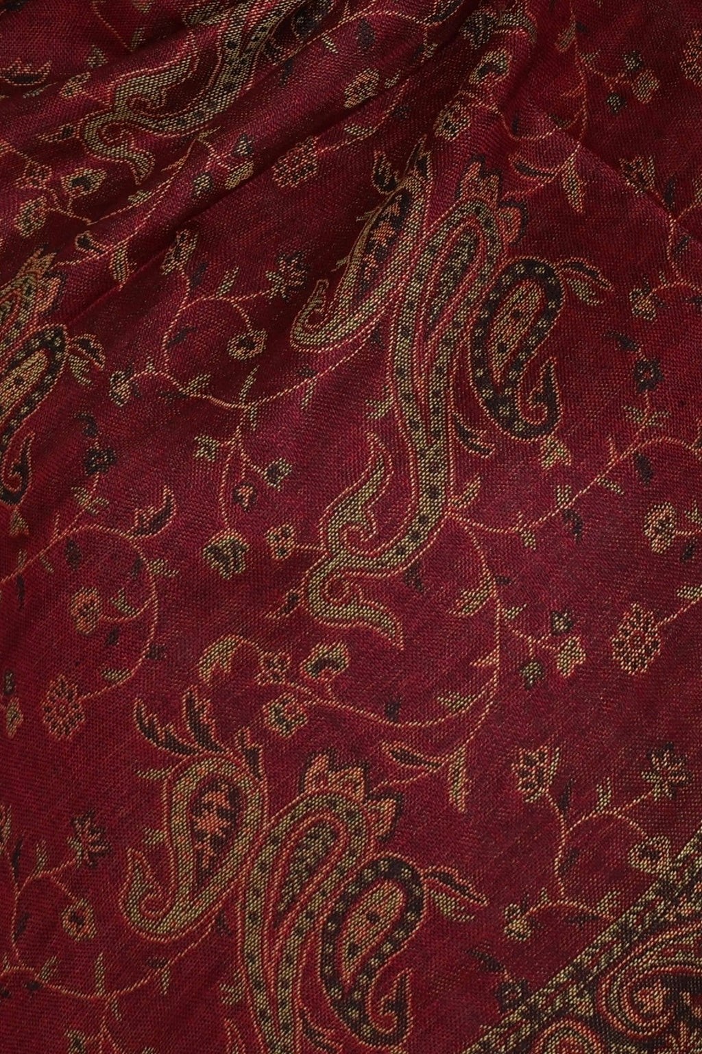 Luxury pashmina shawl - Maroon