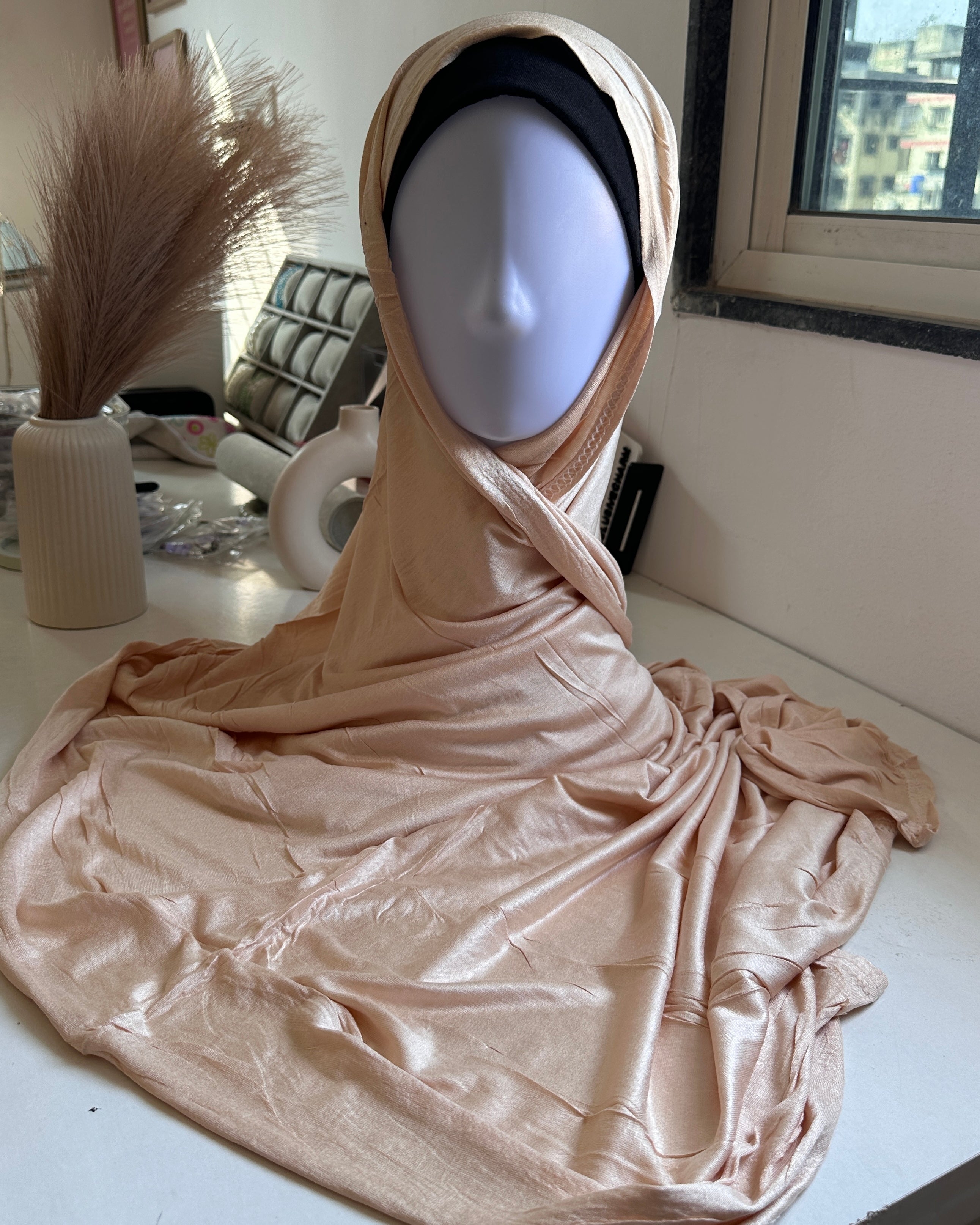 Jersey Hijab - Solid Soft Fabric