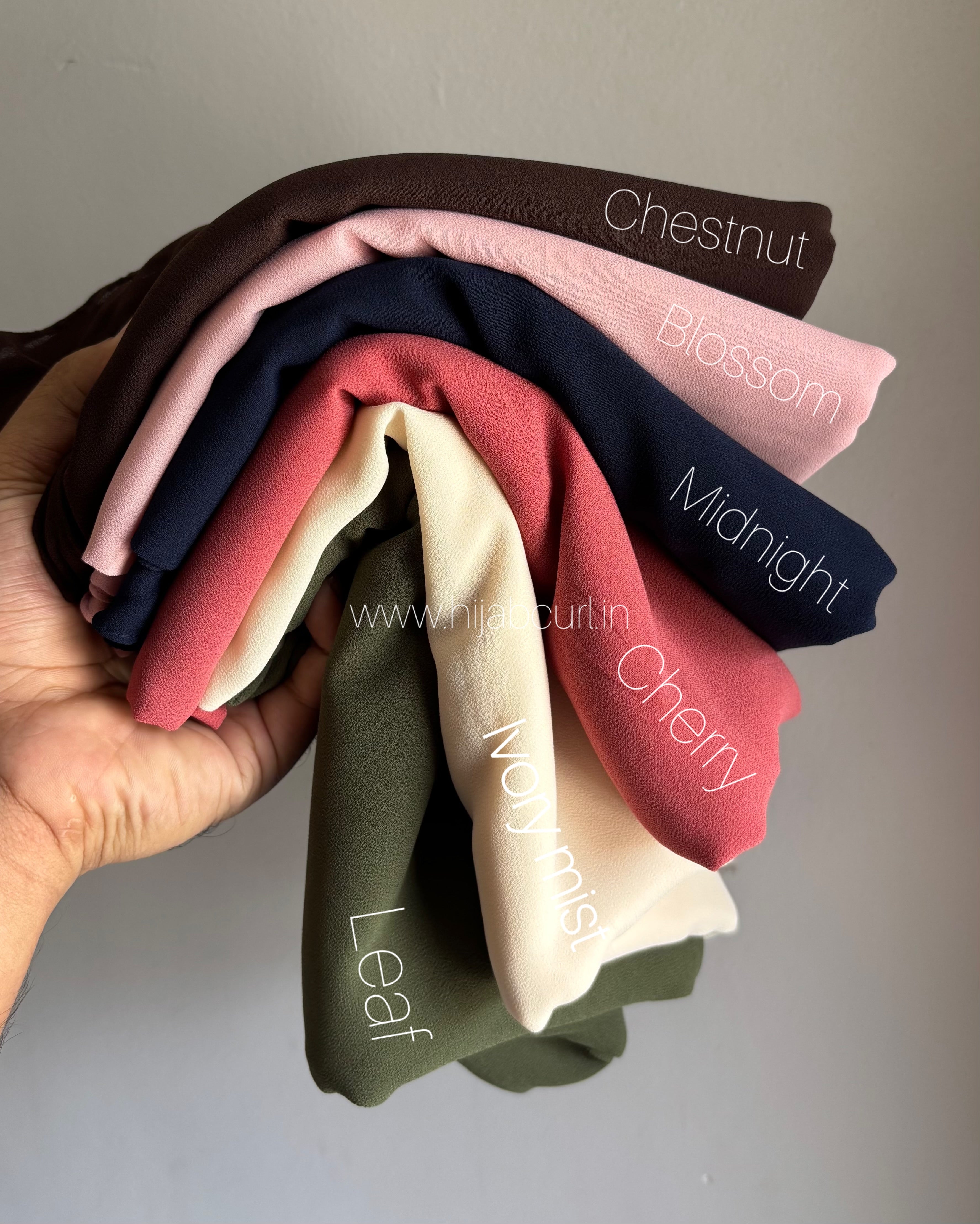 Heavy Malaysian Chiffon Hijab - 2 Meter Length
