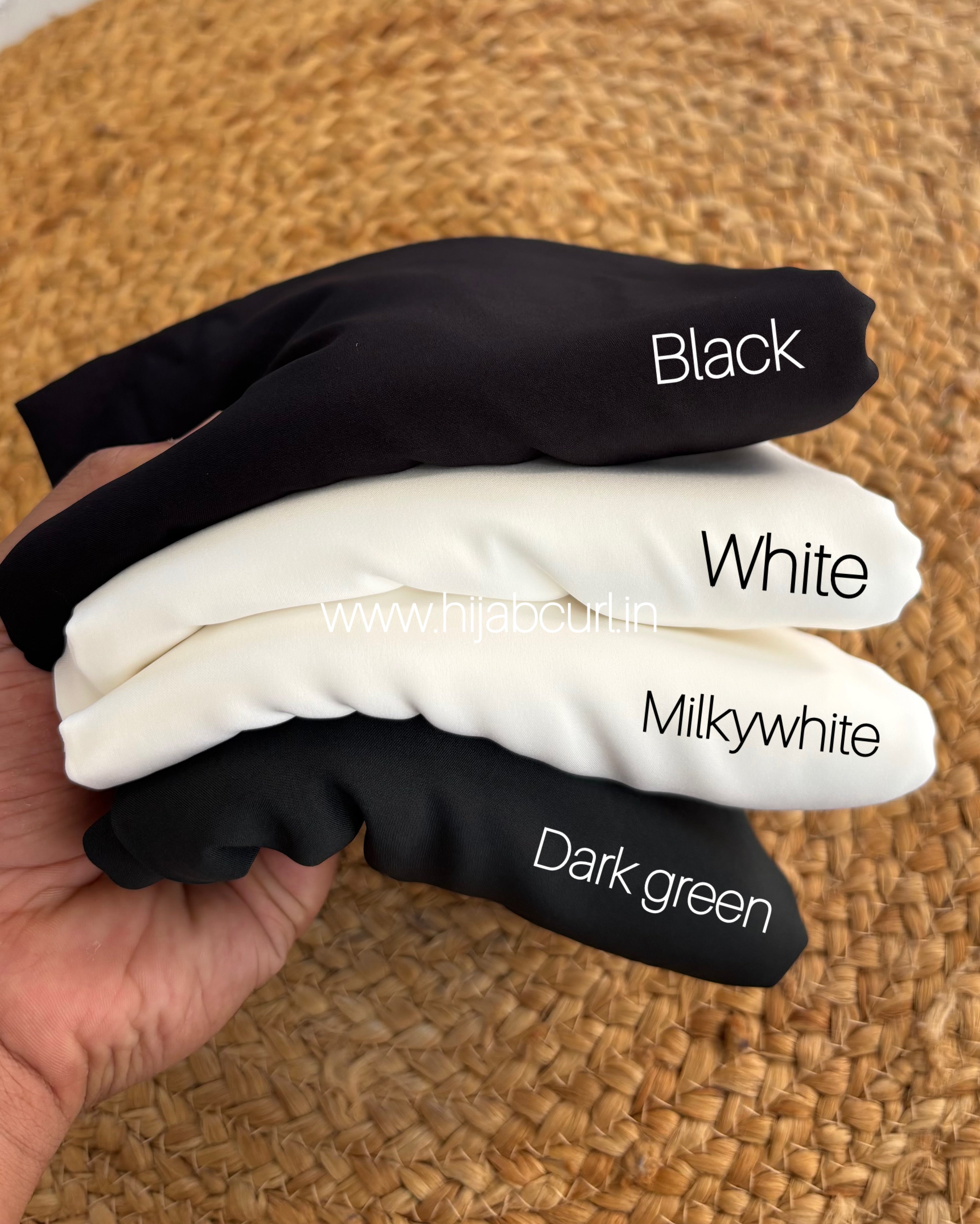 Soft Jersey Hijab - Solid Soft Fabric
