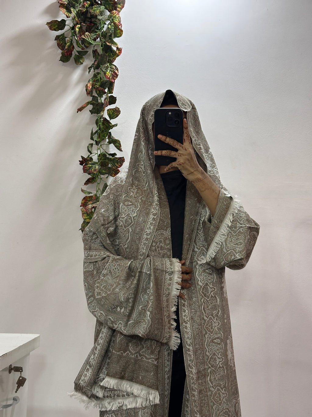 Pashmina Abaya With Shawl