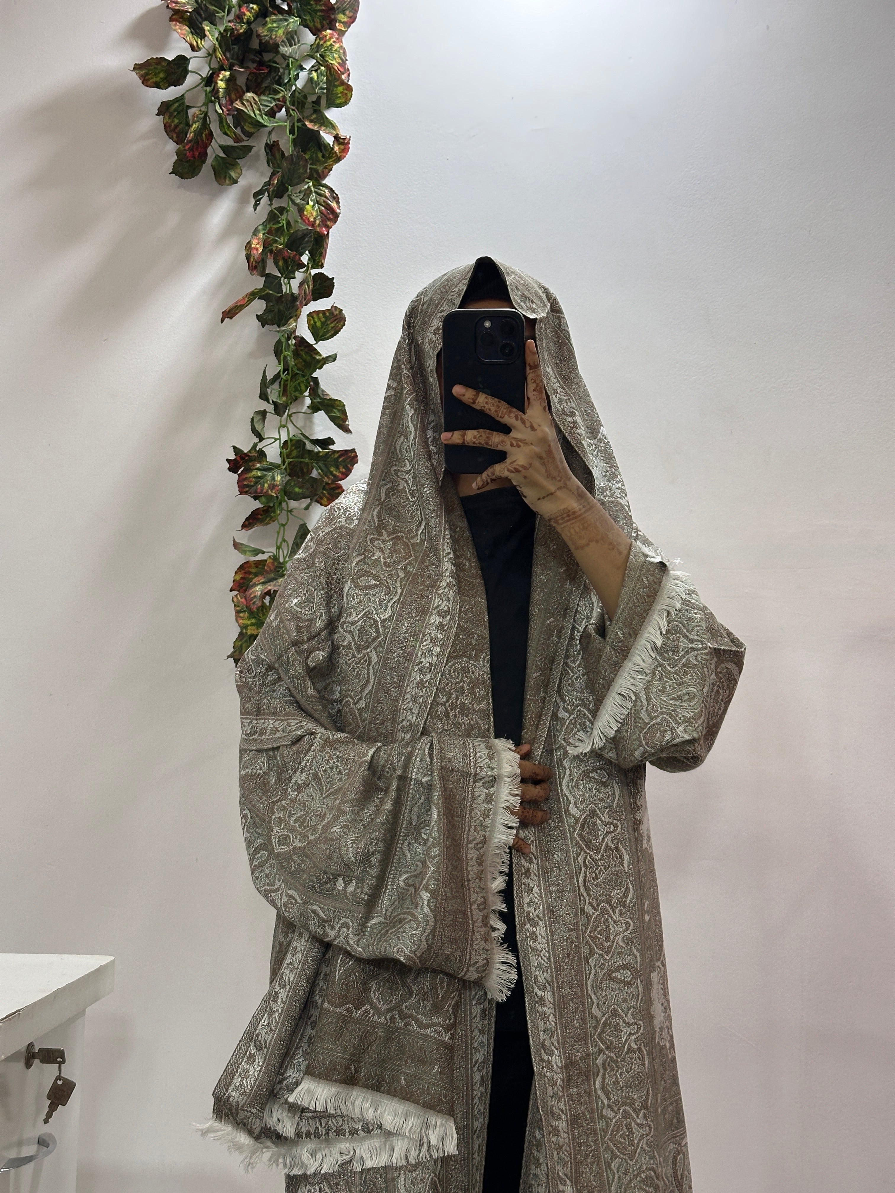 Pashmina Abaya With Shawl