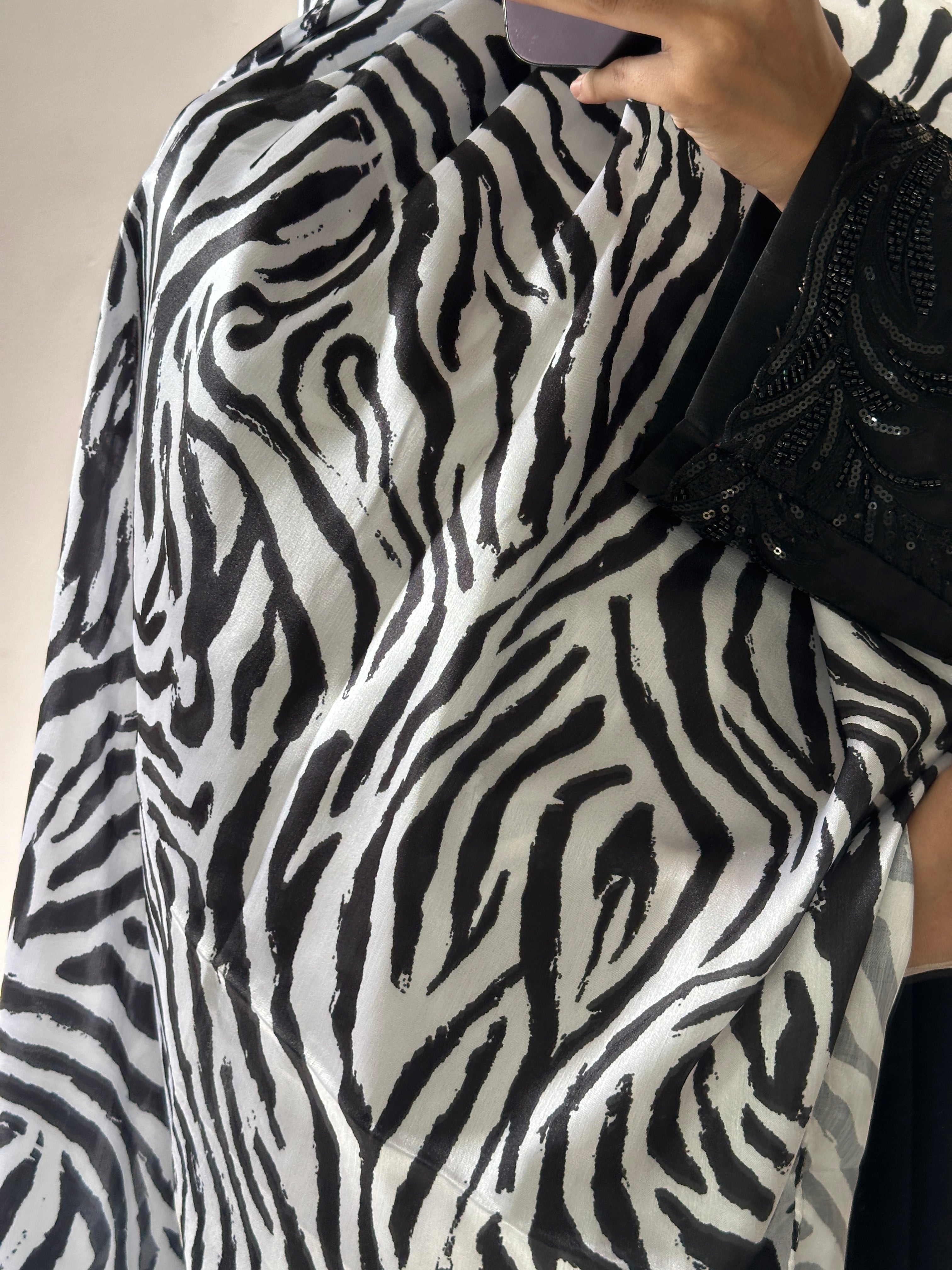 Animal Printed Satin Hijab