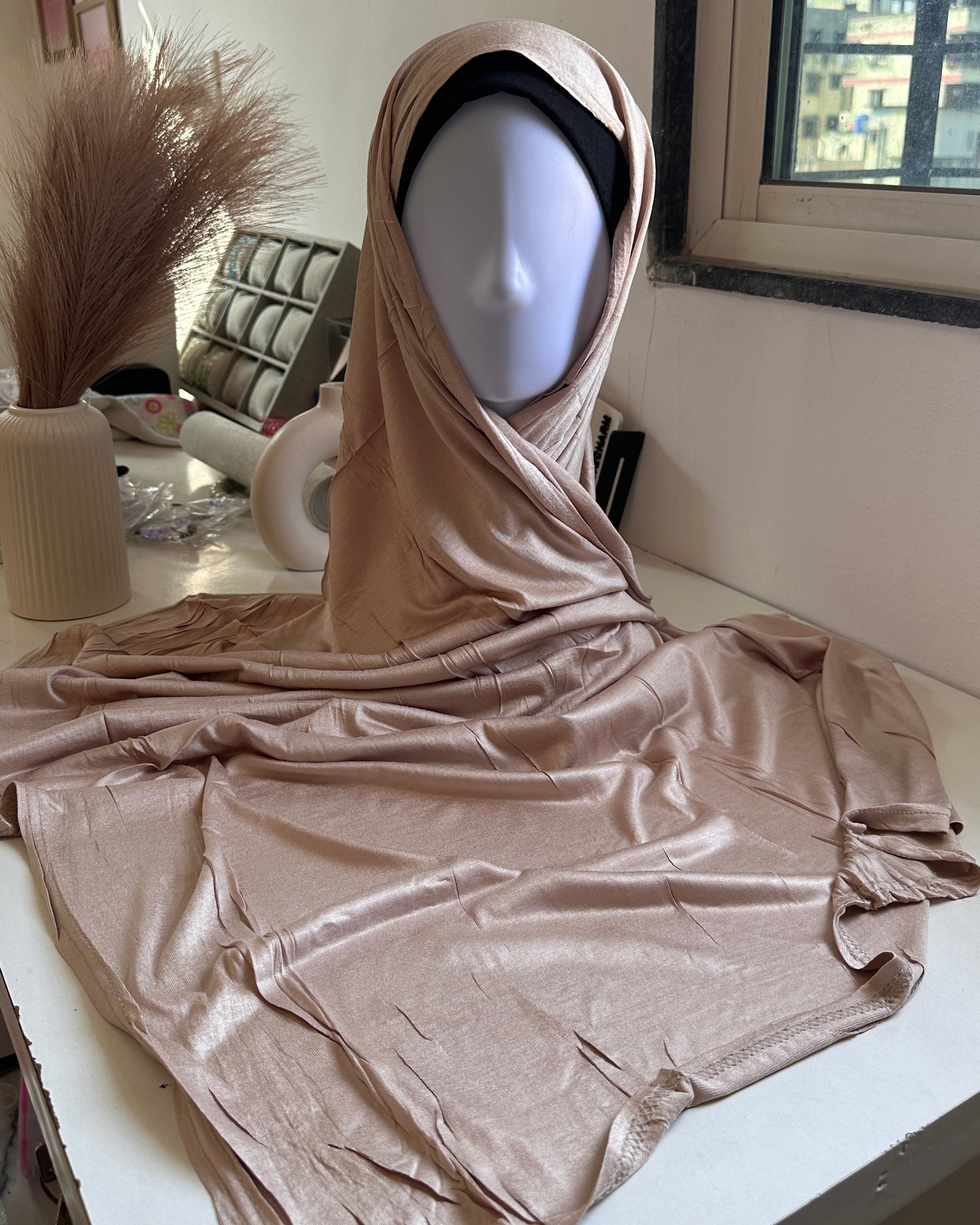 Jersey Hijab - Solid Soft Fabric