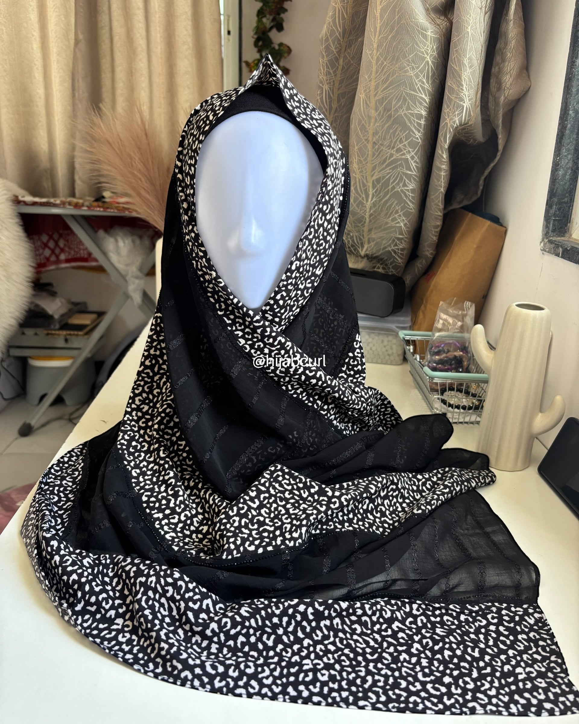 Premium Georgette Printed Party Wear Hijab