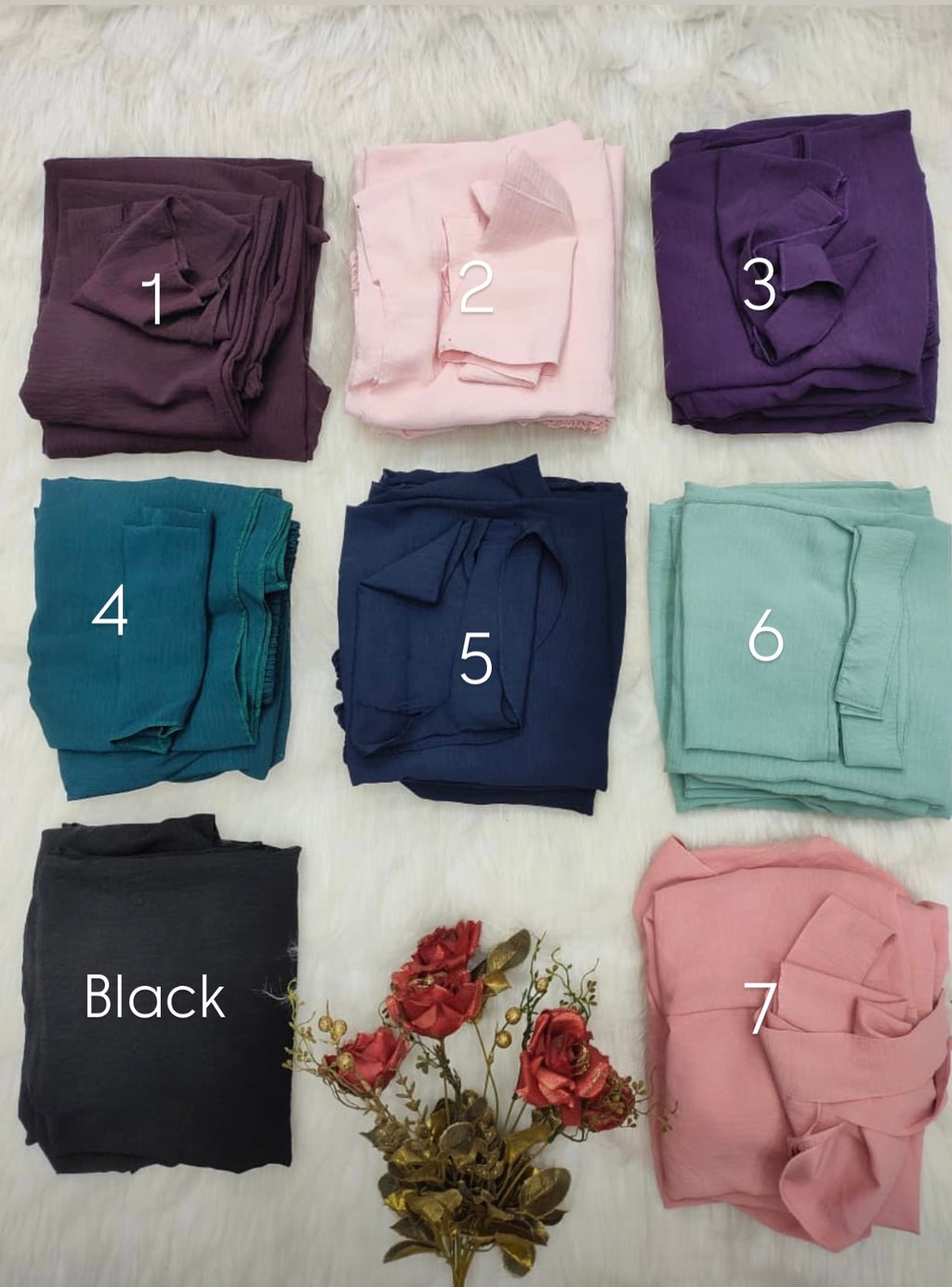 Imported Lycra Jilbab - Same color Niqab Included