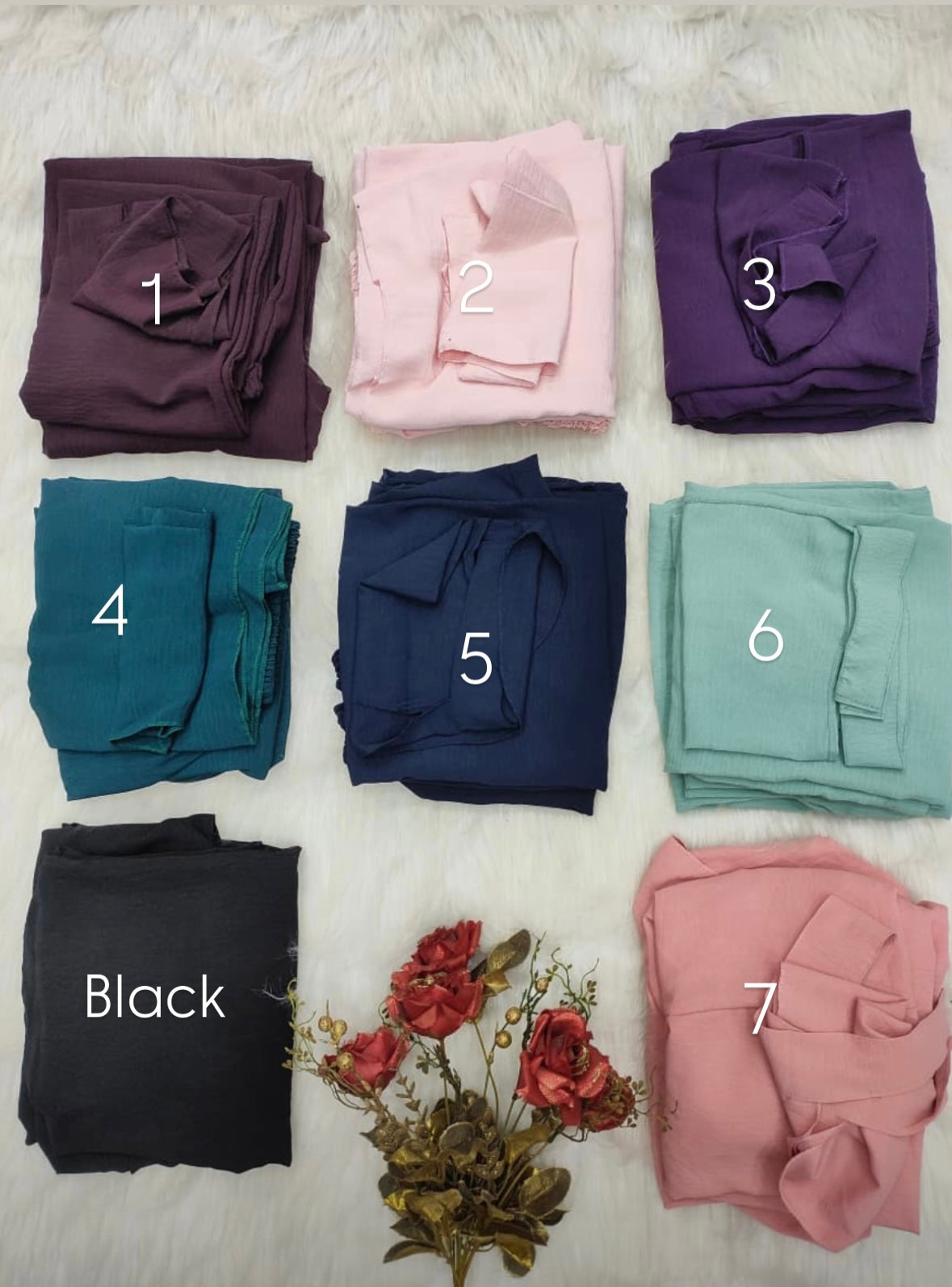 Imported Lycra Jilbab - Same color Niqab Included
