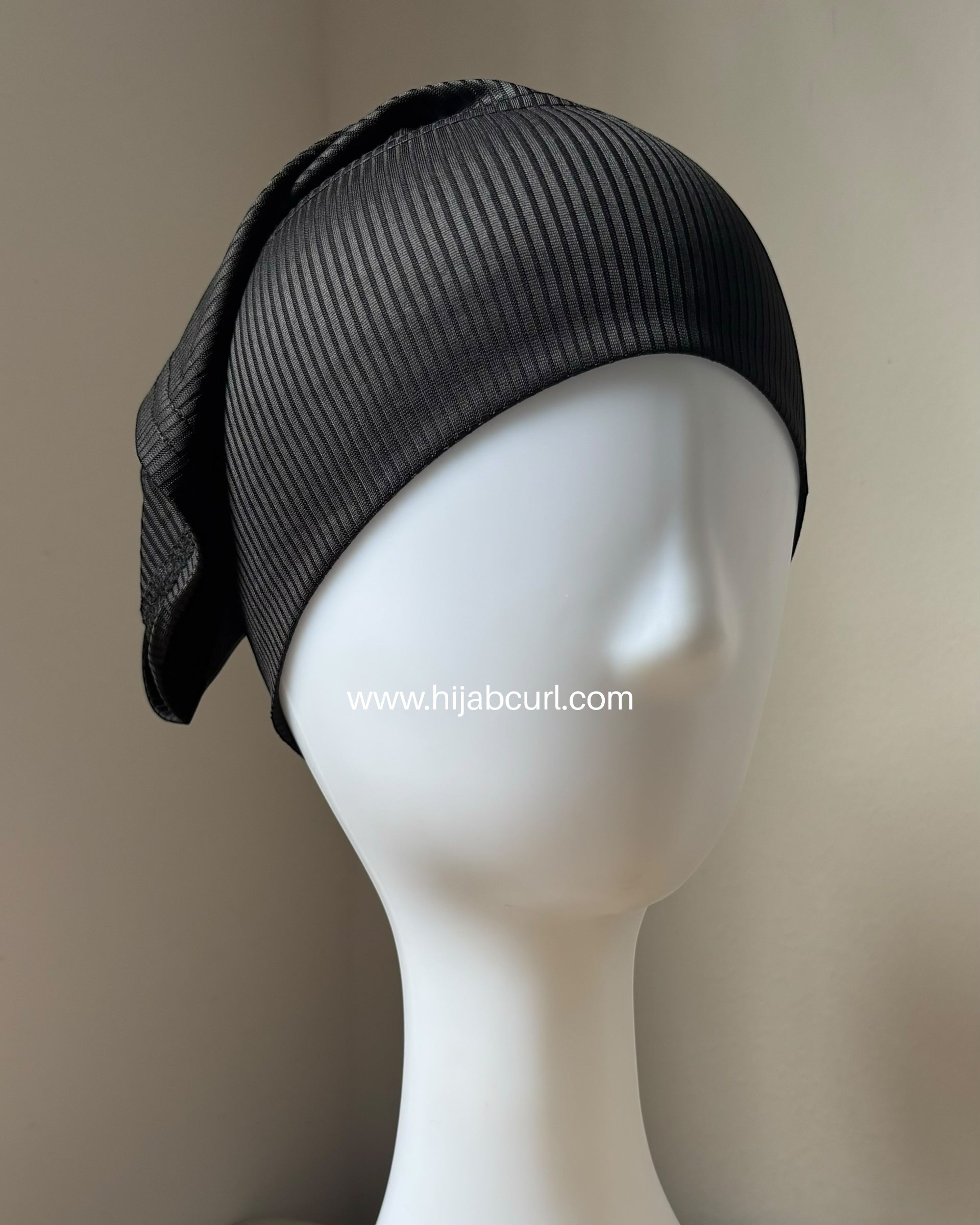 Ribbed jersey hijab cap