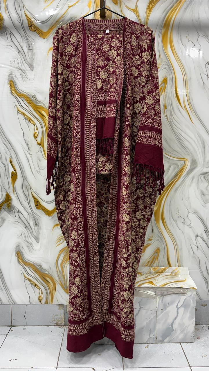 Pashmina Abaya With Shawl