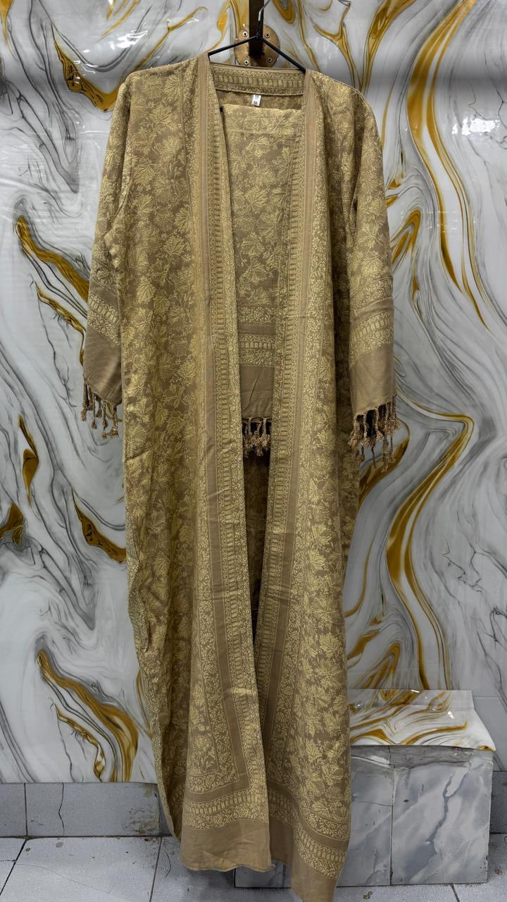 Pashmina Abaya With Shawl