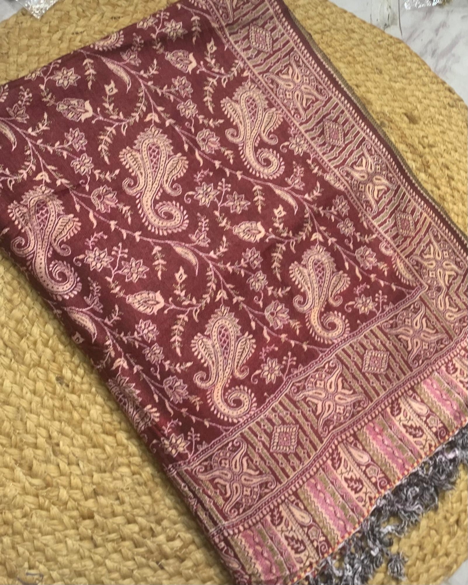 Luxury pashmina shawl