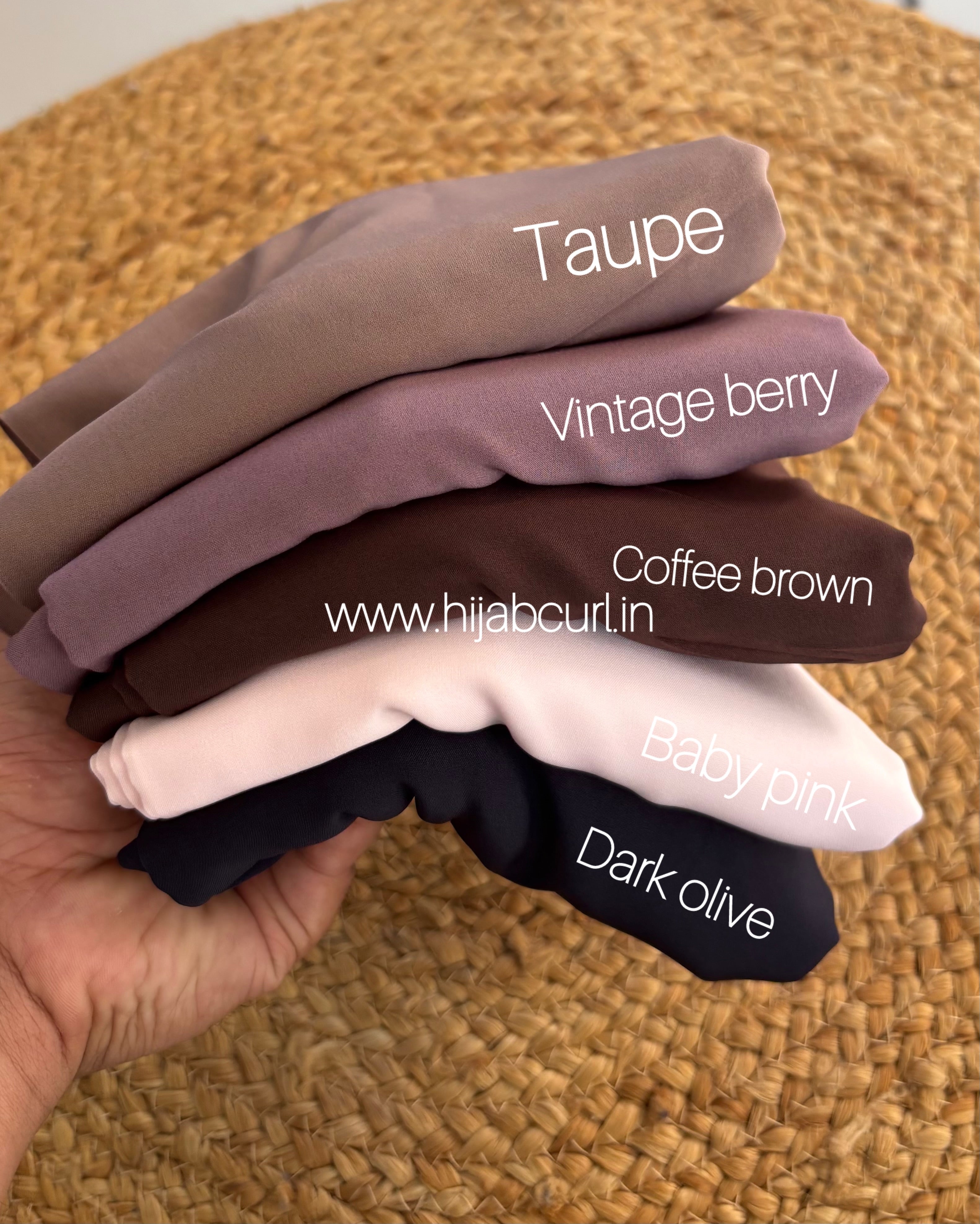 Soft Jersey Hijab - Solid Soft Fabric