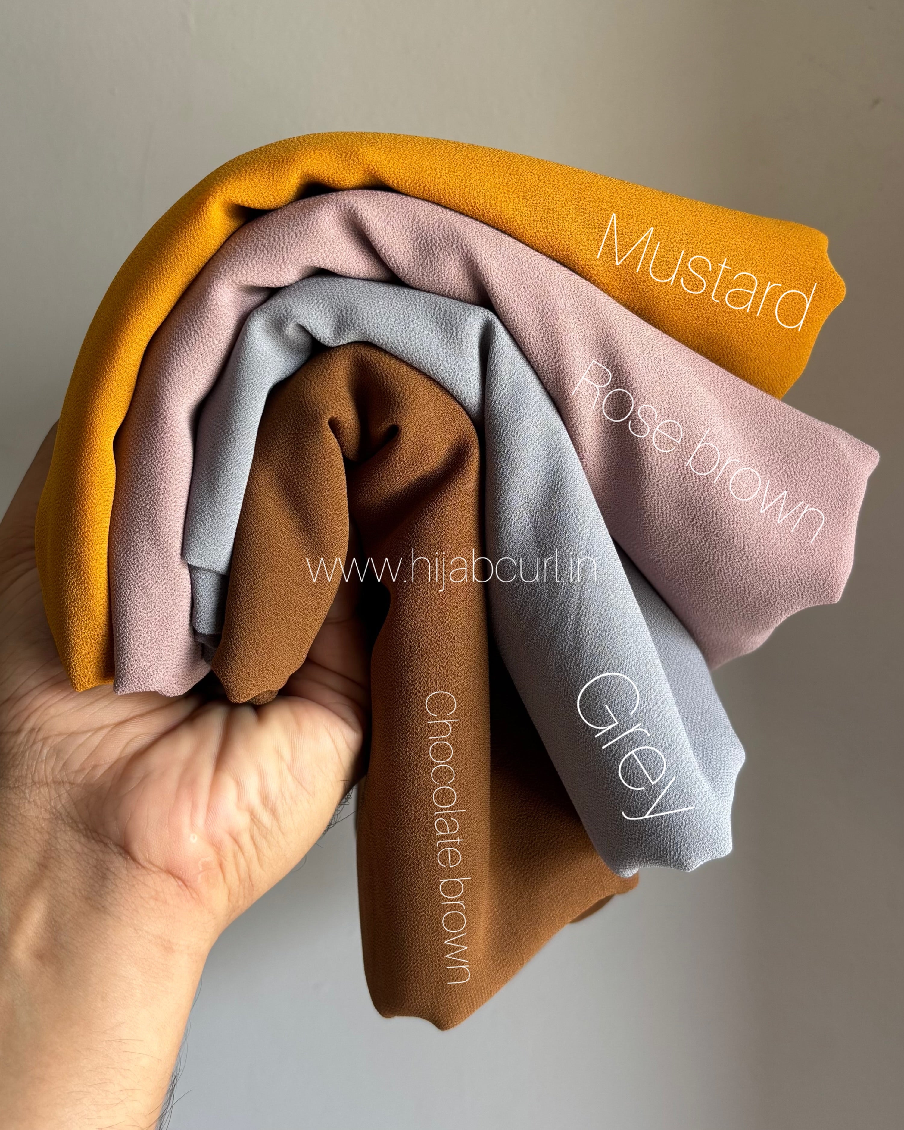Heavy Malaysian Chiffon Hijab - 2 Meter Length