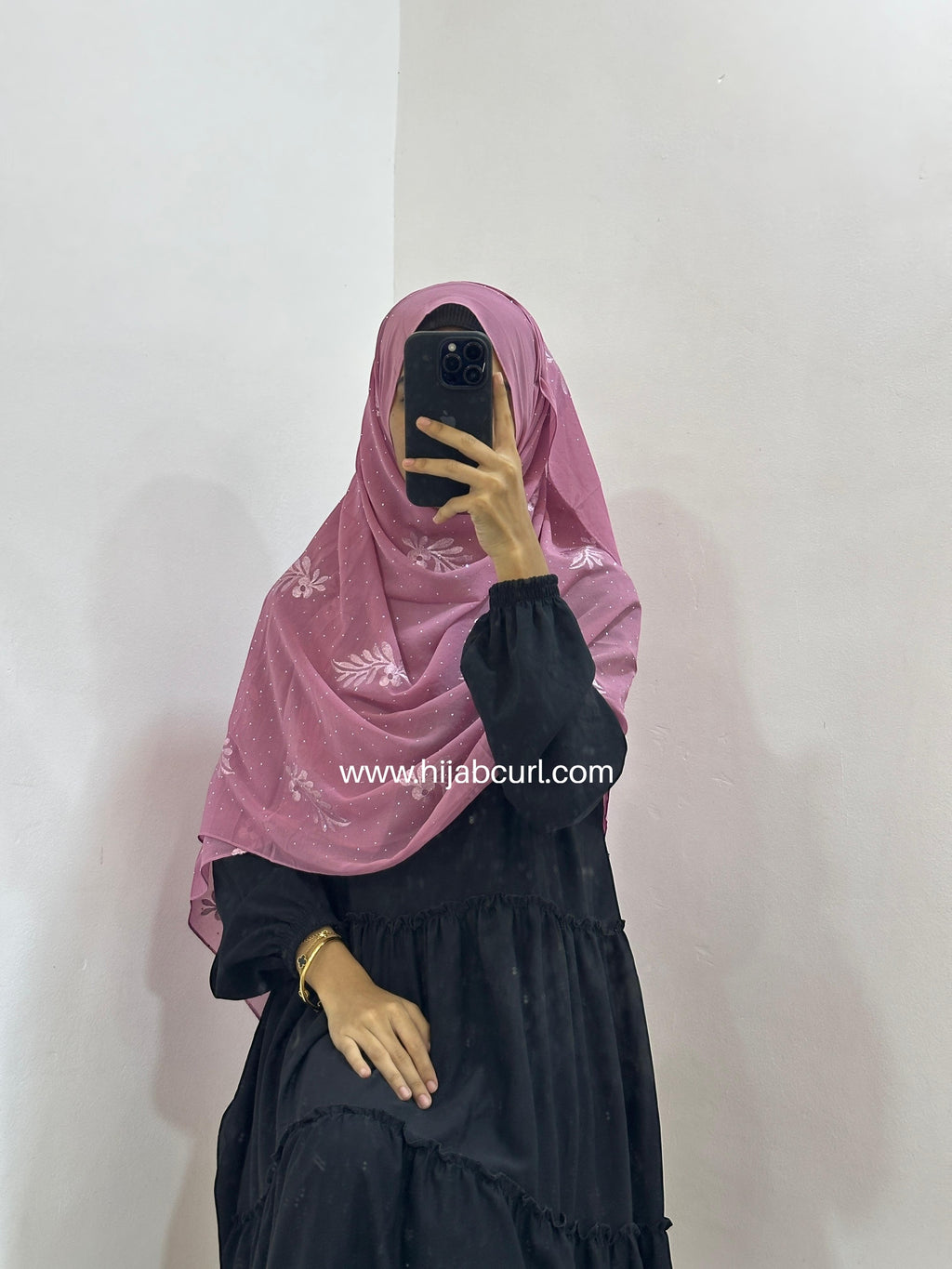 Premium Chiffon Embroidered Hijab