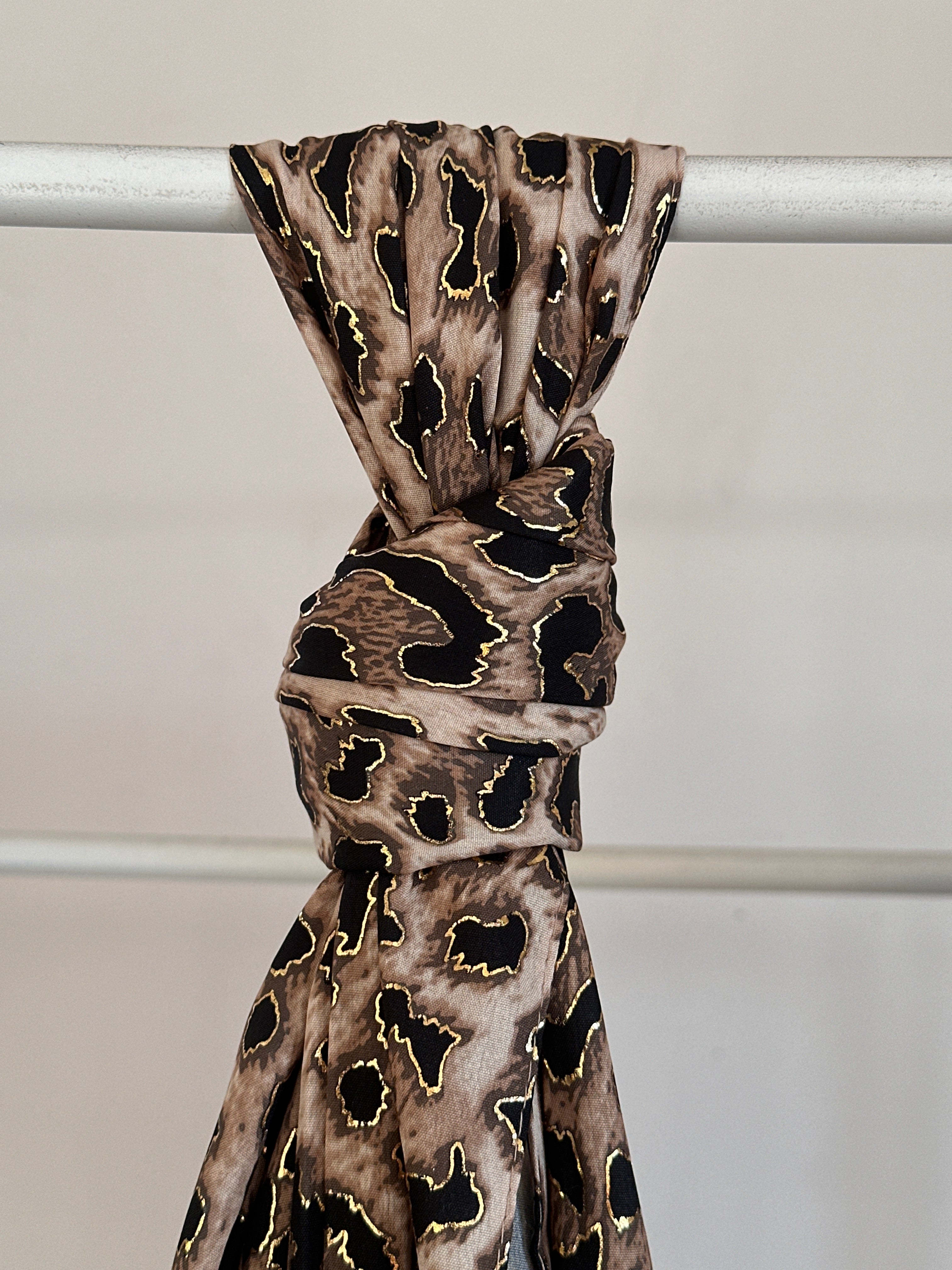 Leopard Printed Istanbul Cotton Hijab