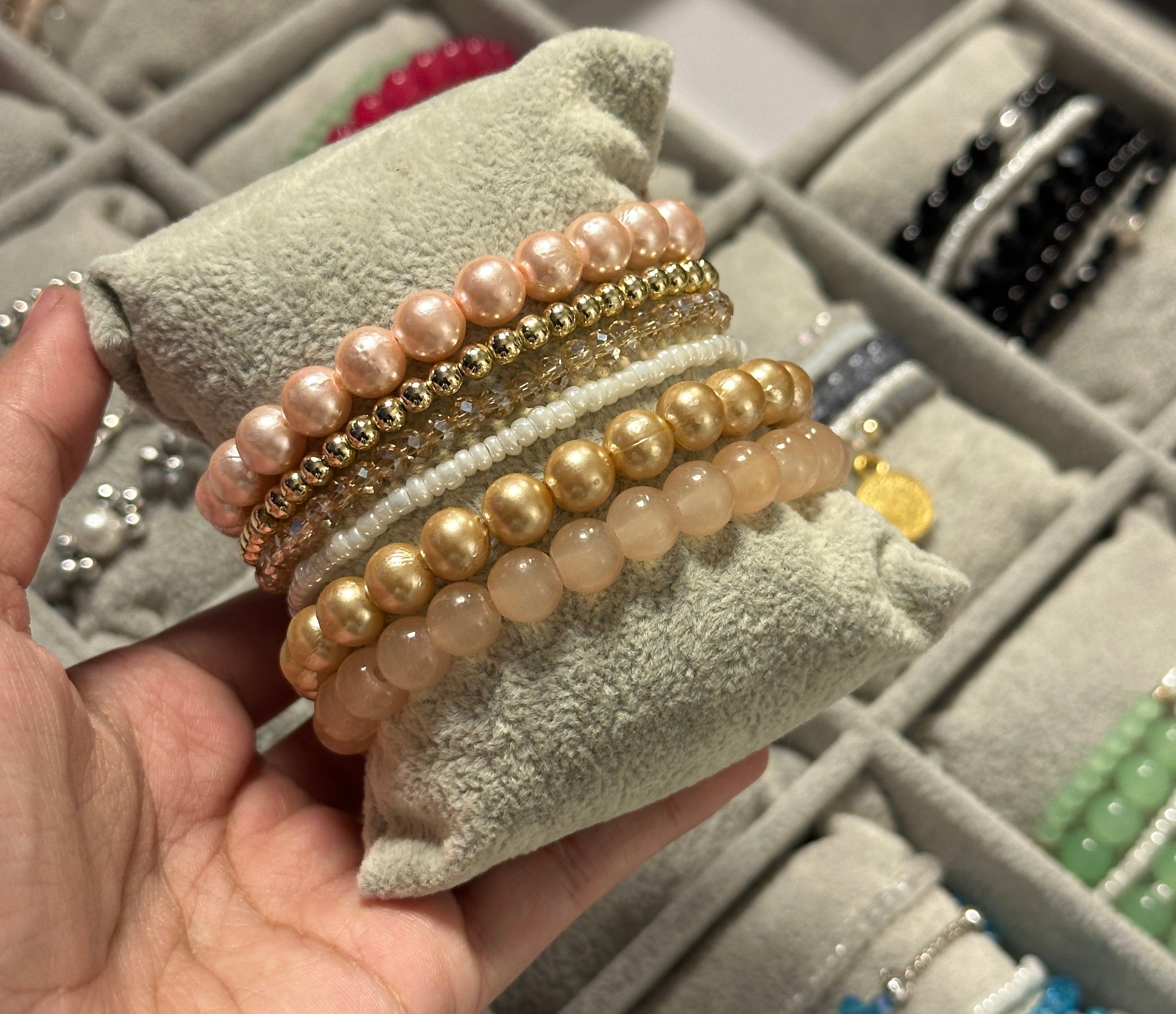 Beige combo set