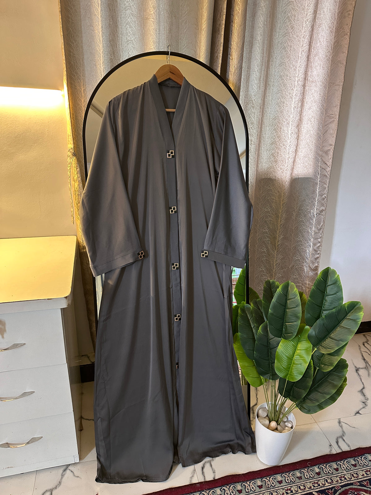 Front Button Abaya - Perfect For Daily Wear