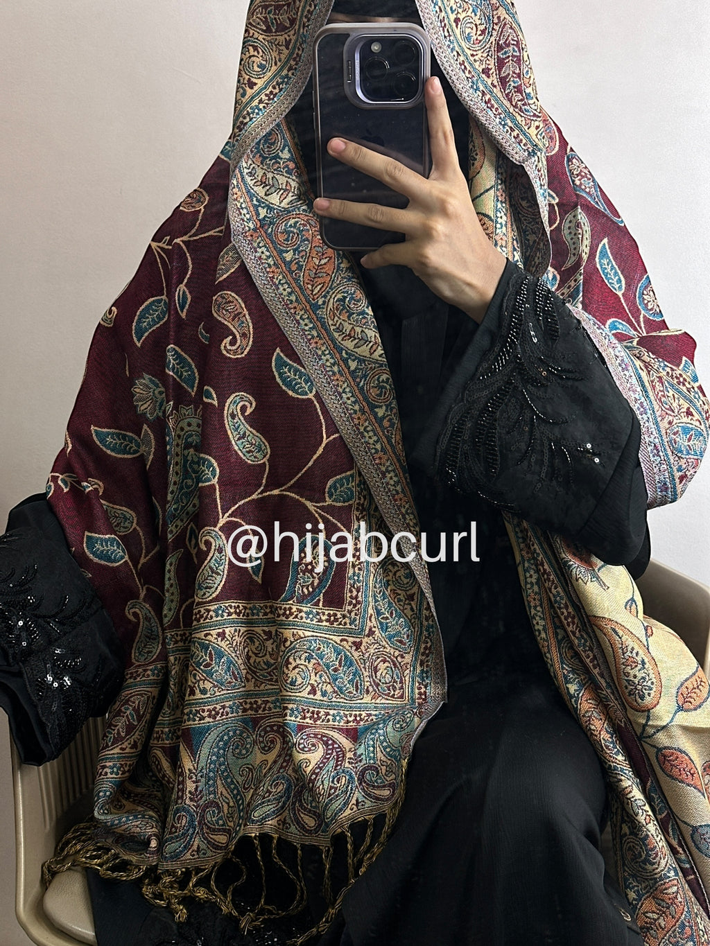 Luxury pashmina shawl