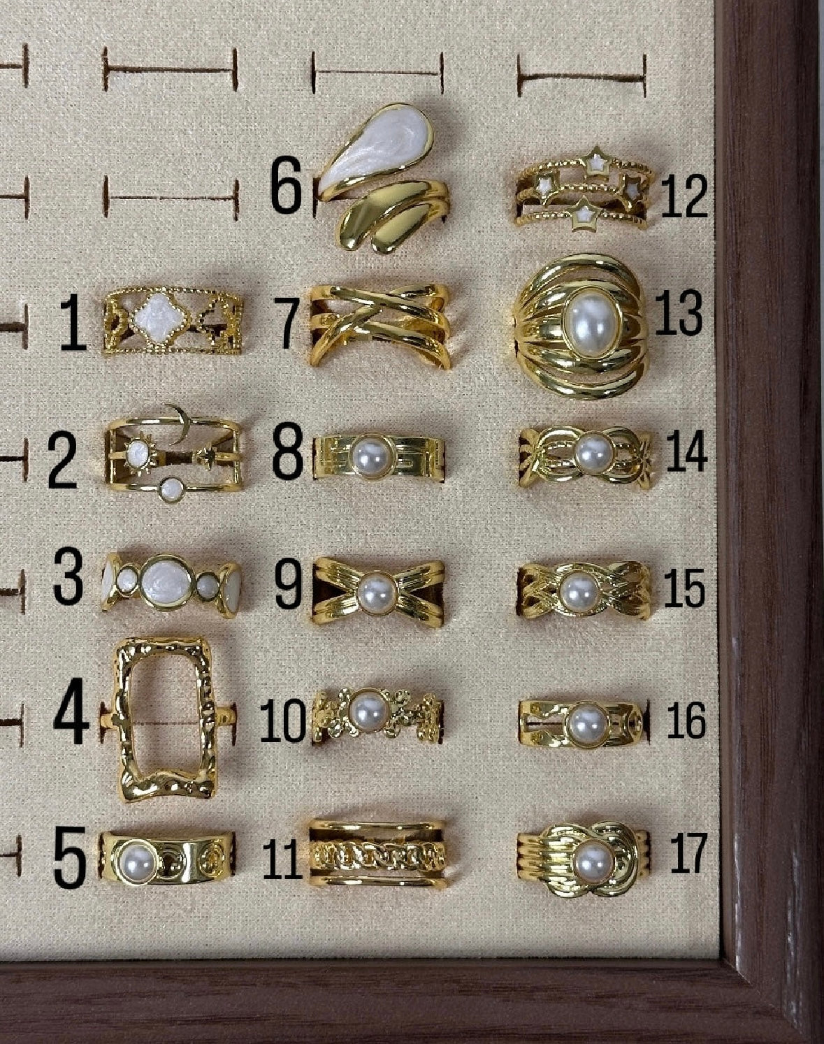 Anti tarnished adjustable rings