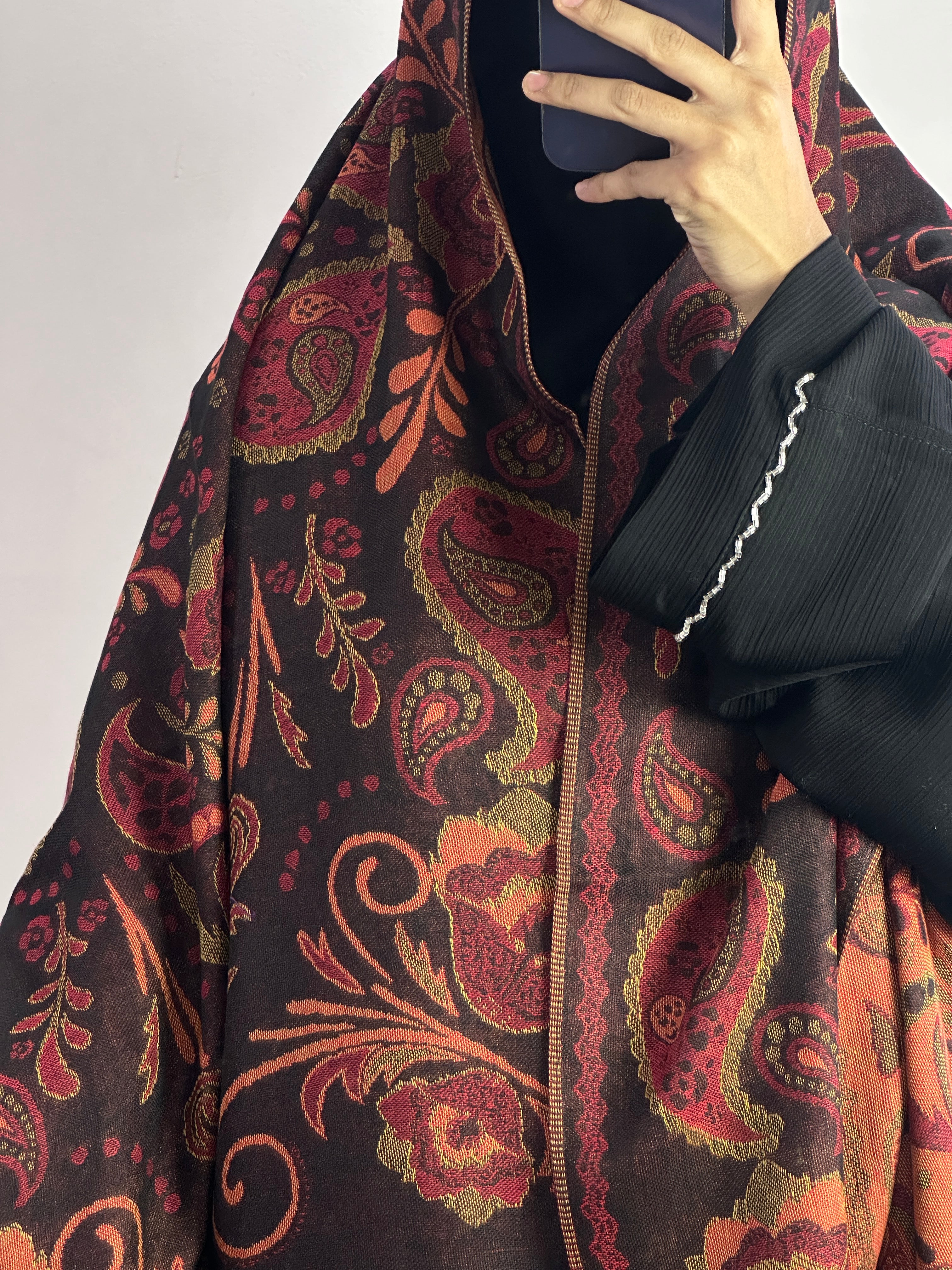 Luxury pashmina shawl - Black