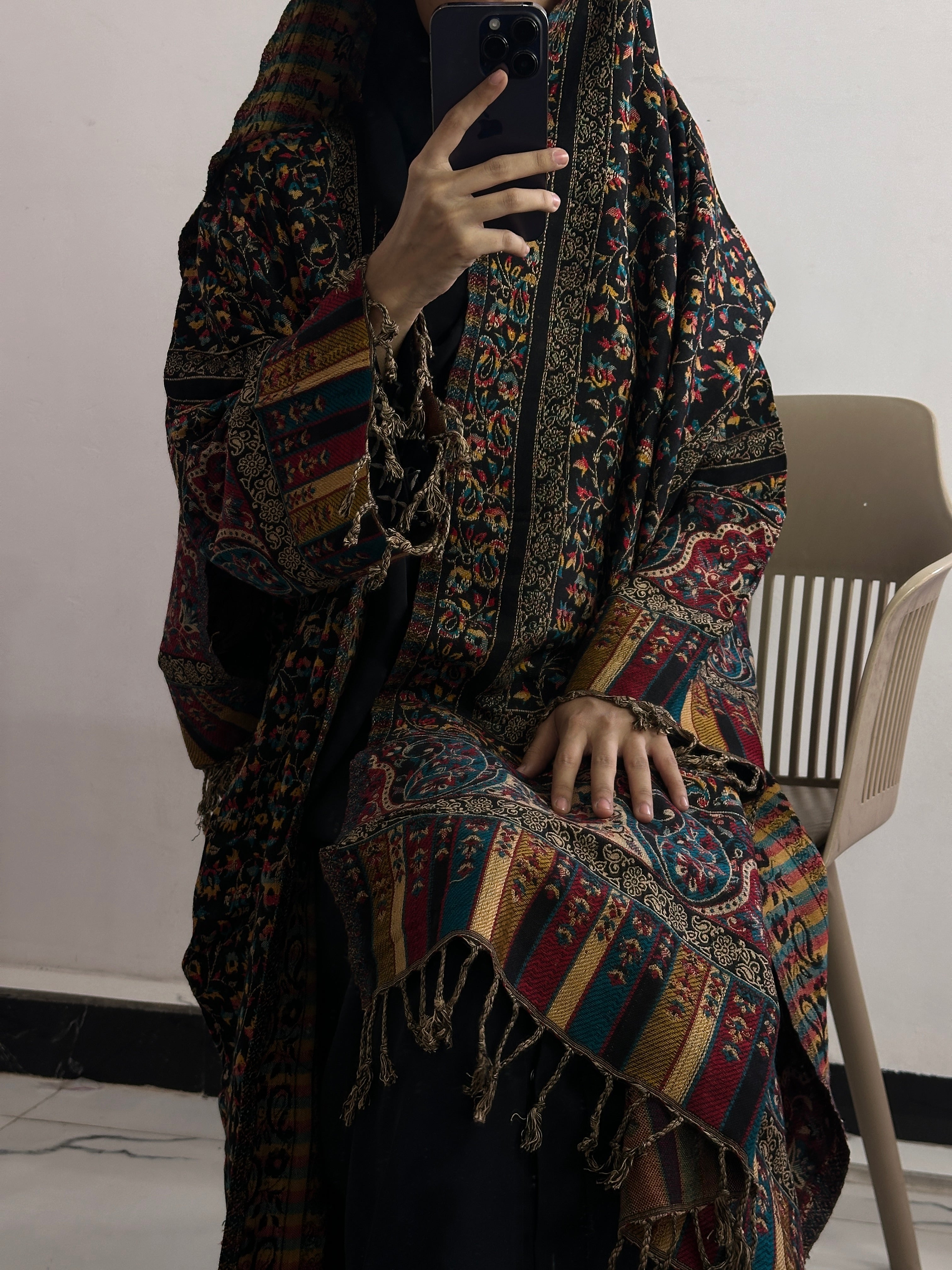 Pashmina Abaya With Shawl