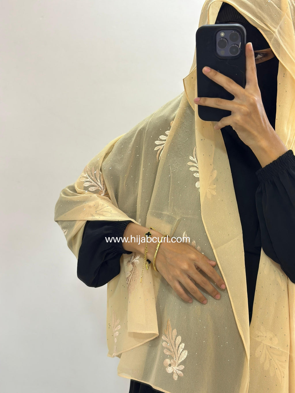 Premium Chiffon Embroidered Hijab