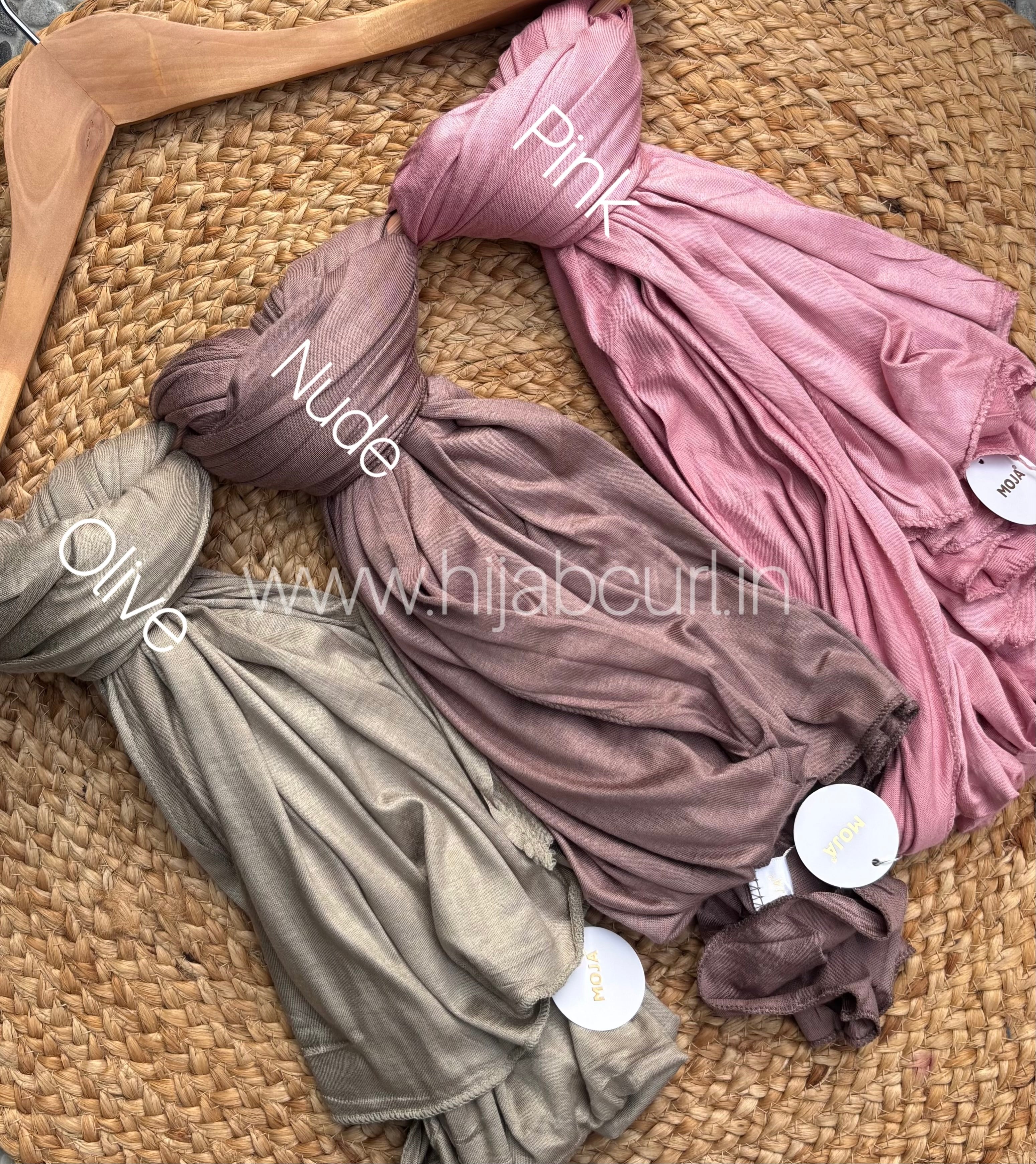 Moja Jersey Hijab - Solid Soft Fabric