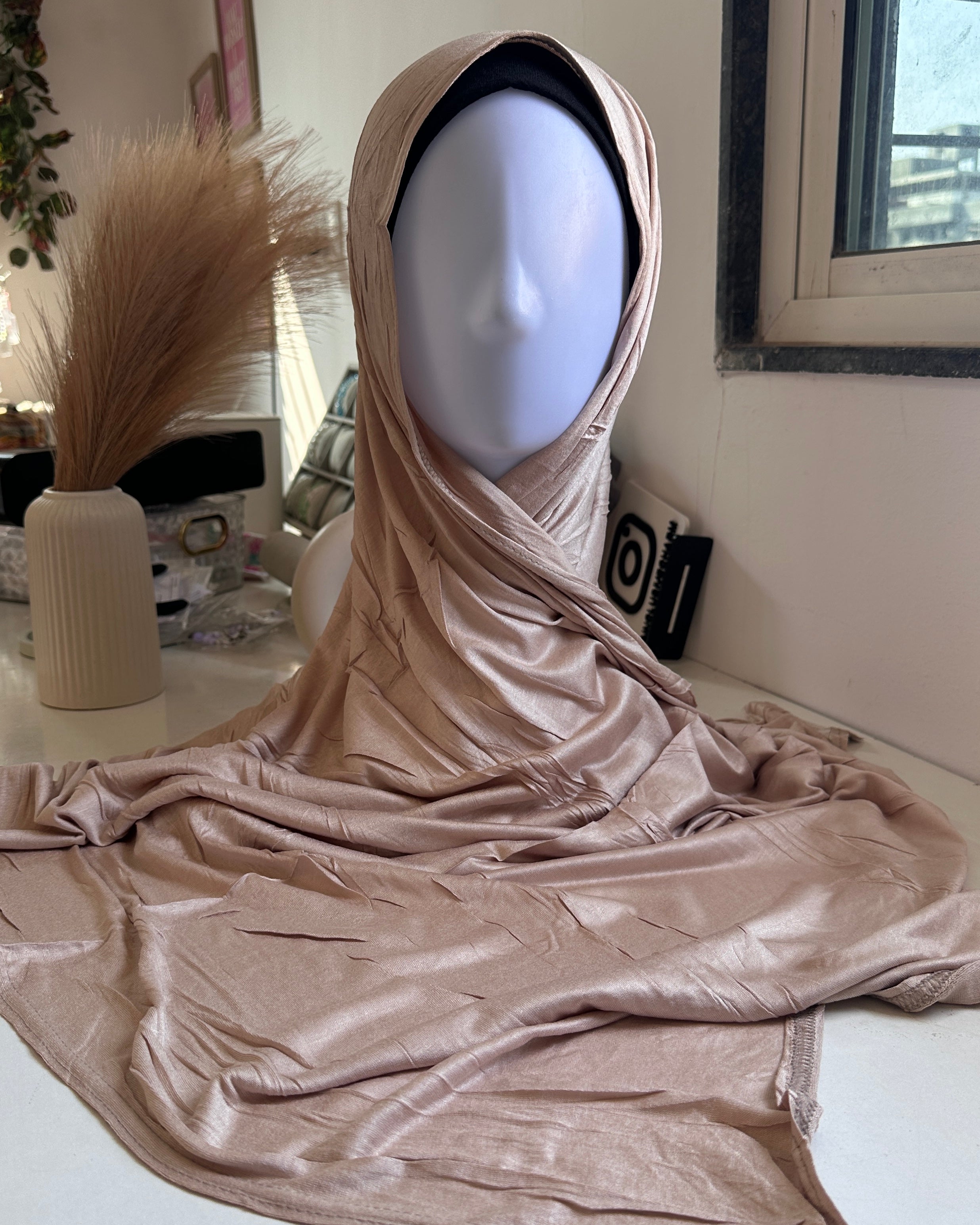 Jersey Hijab - Solid Soft Fabric