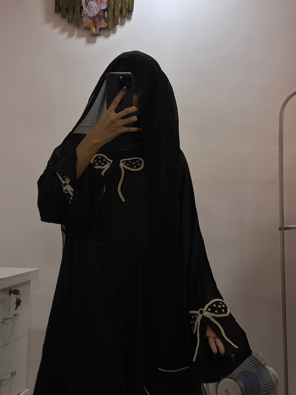 Luxurious Bow Abaya - Perfect For Party Wear