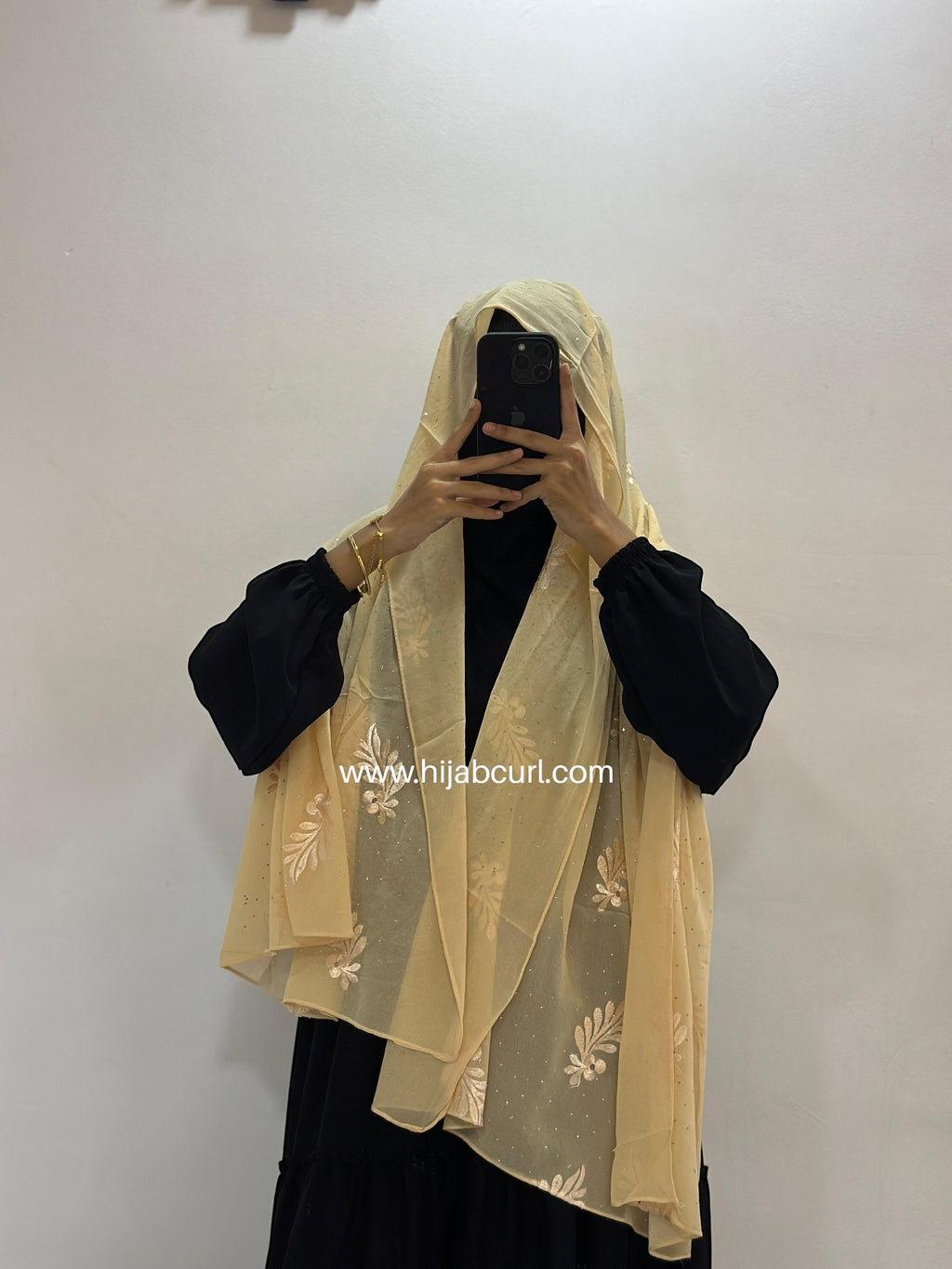 Premium Chiffon Embroidered Hijab