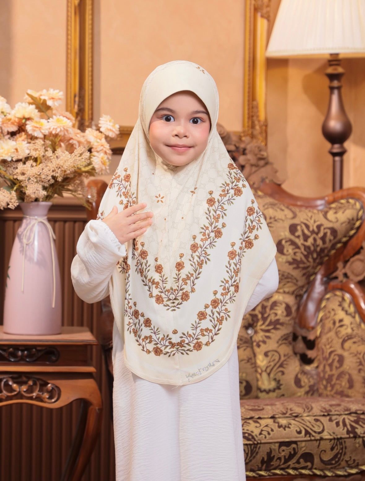 Malaysian Instant Hijab - Kids Size