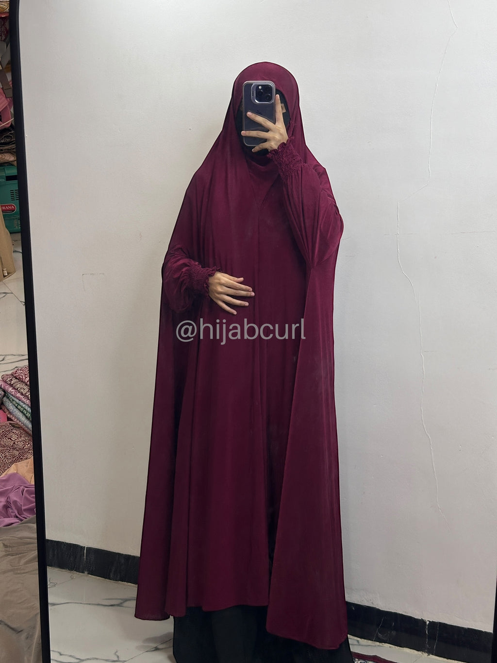Sleeve Jilbab - 60 inches Length