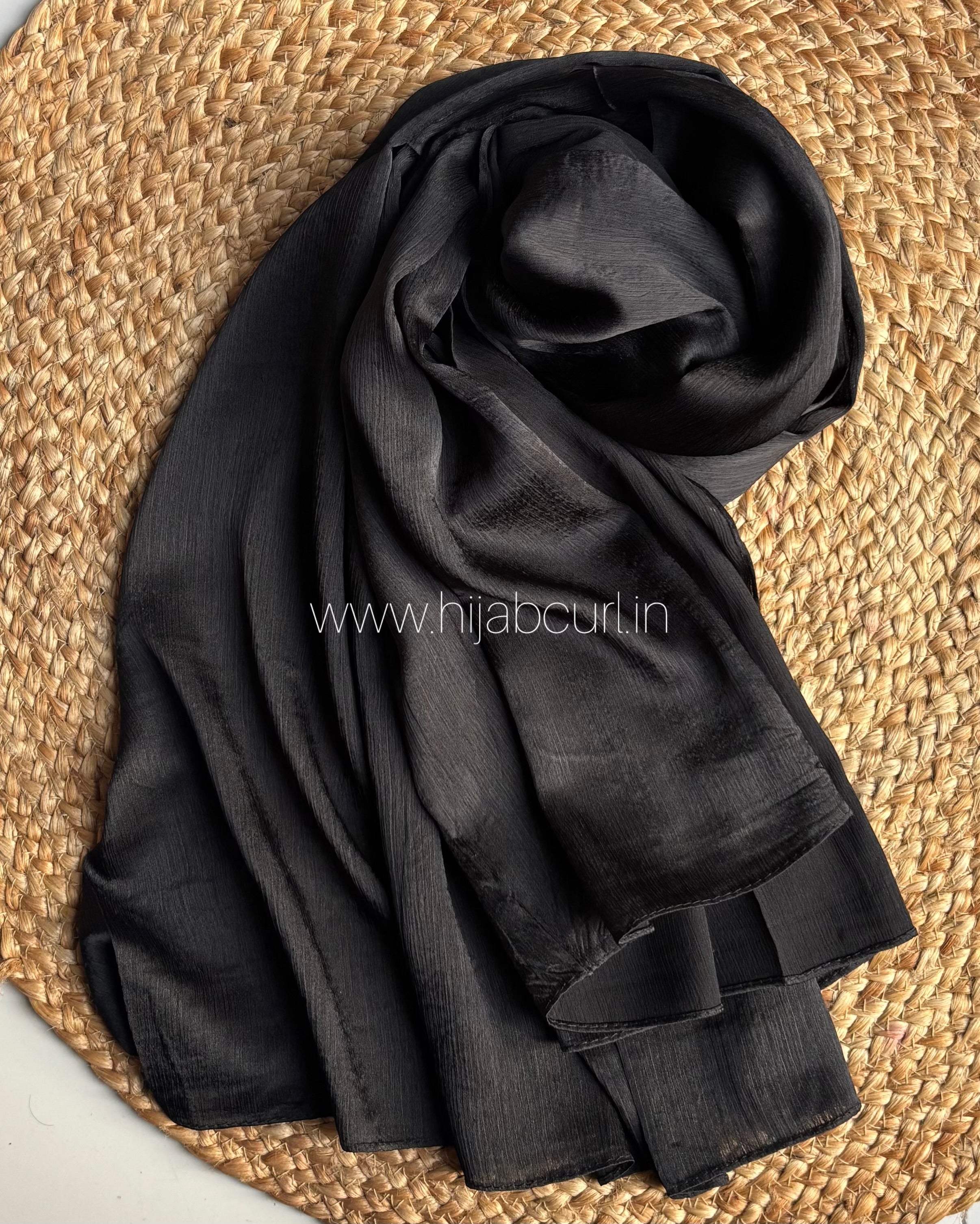 Muna Satin - Crinkled Satin Hijab