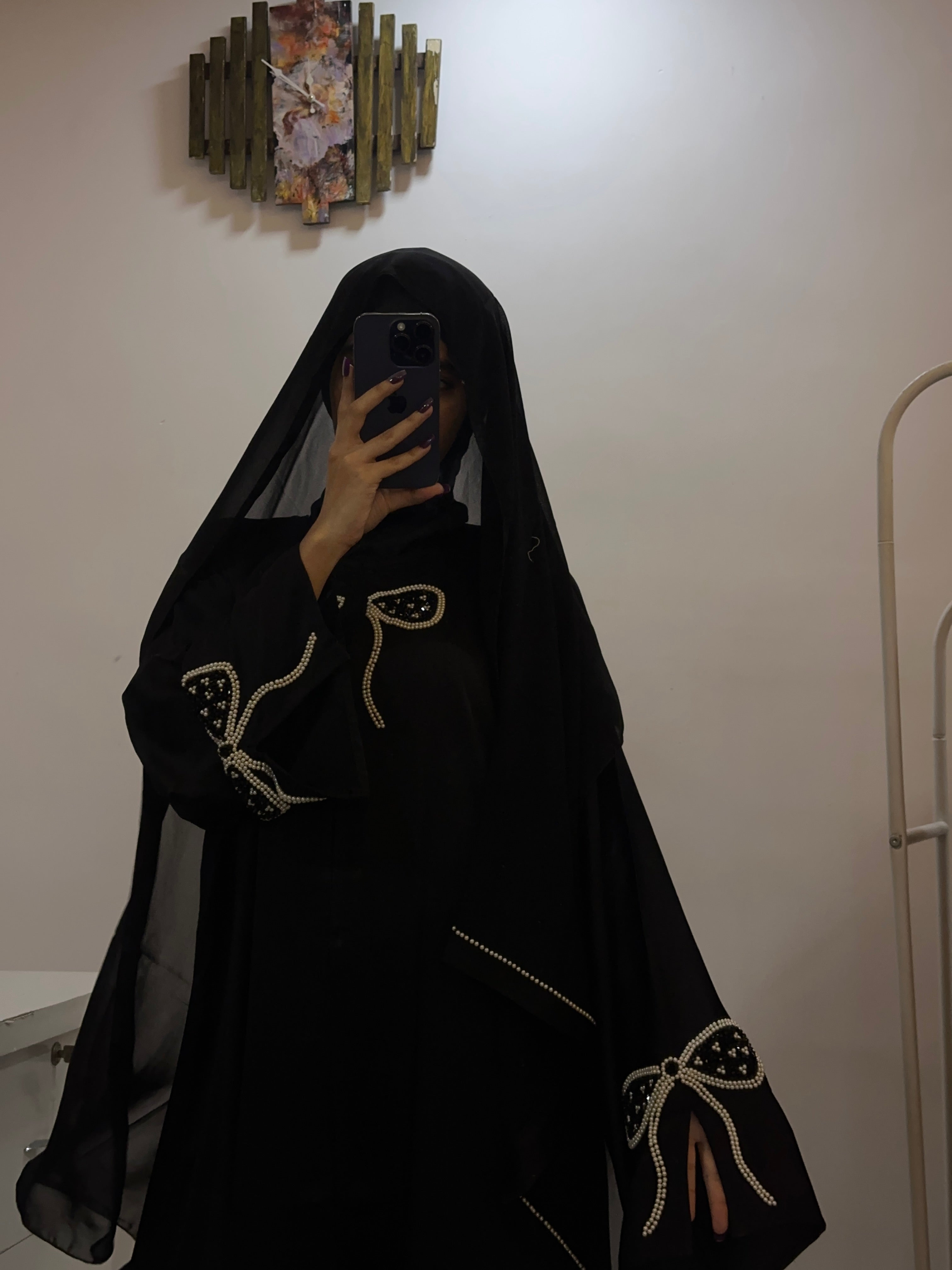 Luxurious Bow Abaya - Perfect For Party Wear