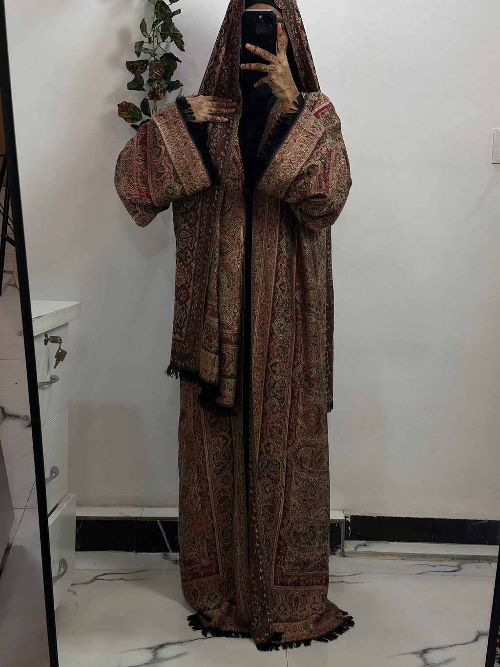 Pashmina Abaya With Shawl