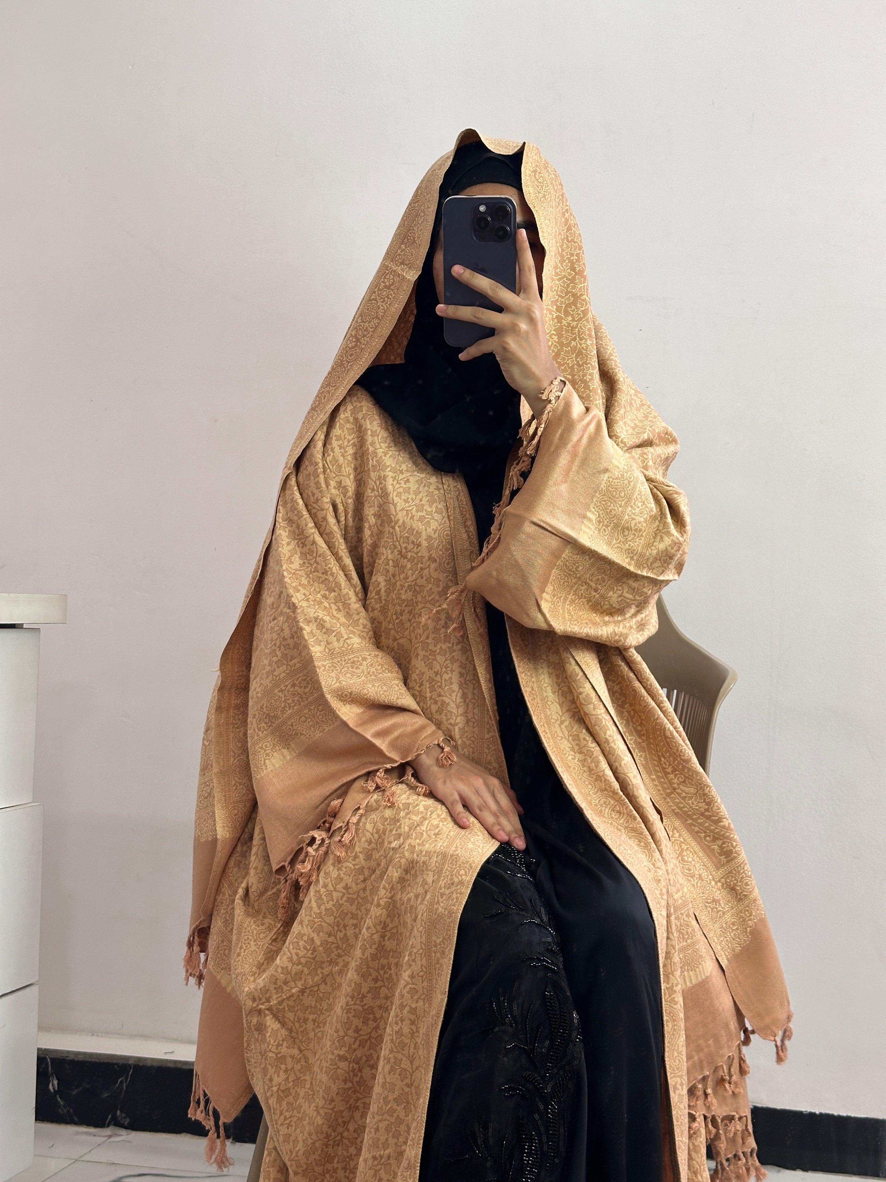 Pashmina Abaya With Shawl